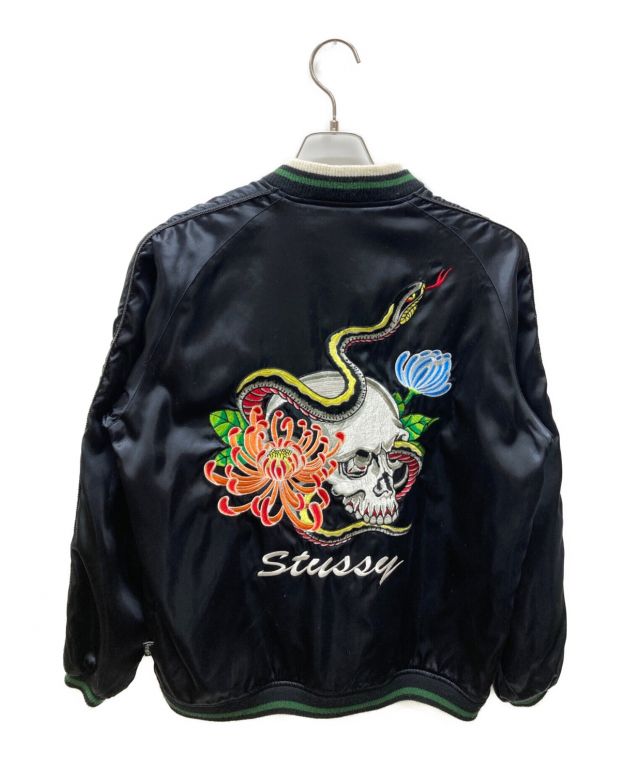 中古・古着通販】stussy (ステューシー) スカル刺繍リバーシブル