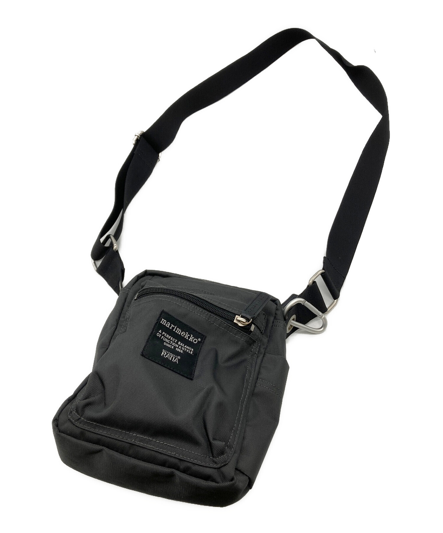 新品 marimekko CASH&CARRY ショルダーバッグ ブラック Roadie &frasl; CASH\u0026CARRY shoulder bag（ショルダーバッグ）｜marimekko