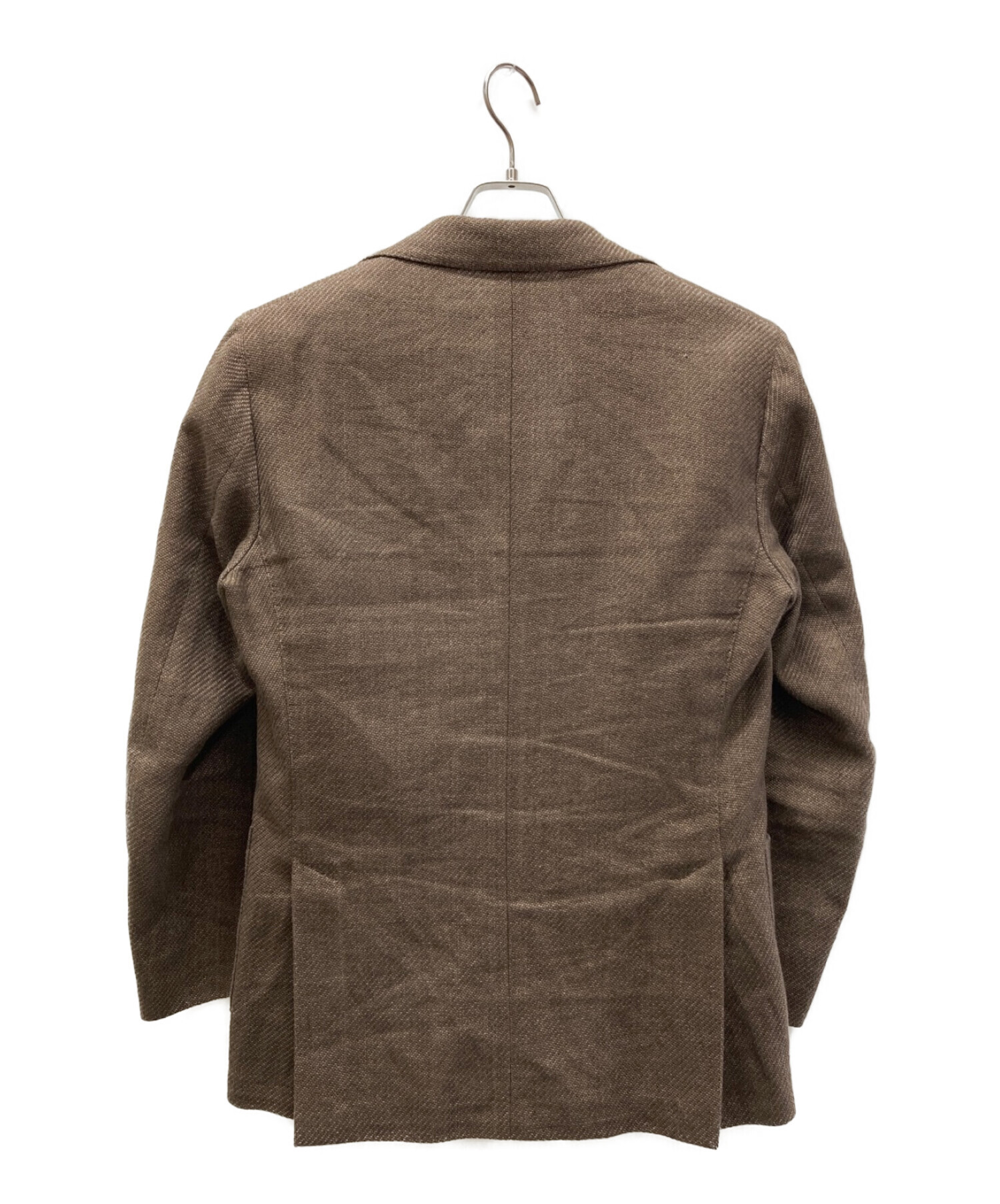 新品 ラルディーニ LARDINI リネンコットン 2Bジャケット 50 ライト 