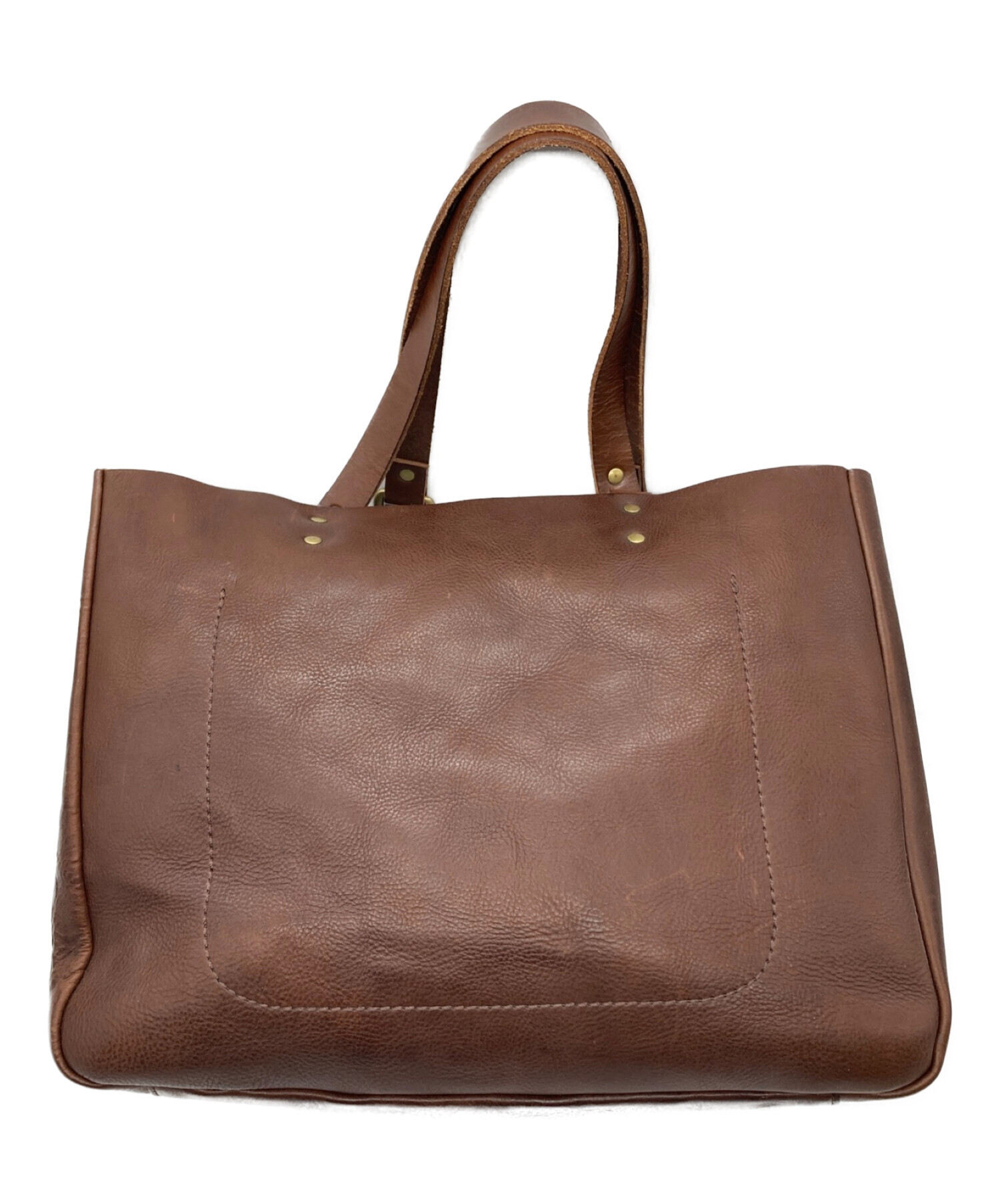 SLOW bono ブラウンレザー トートバッグ SLOW トートバッグ bono