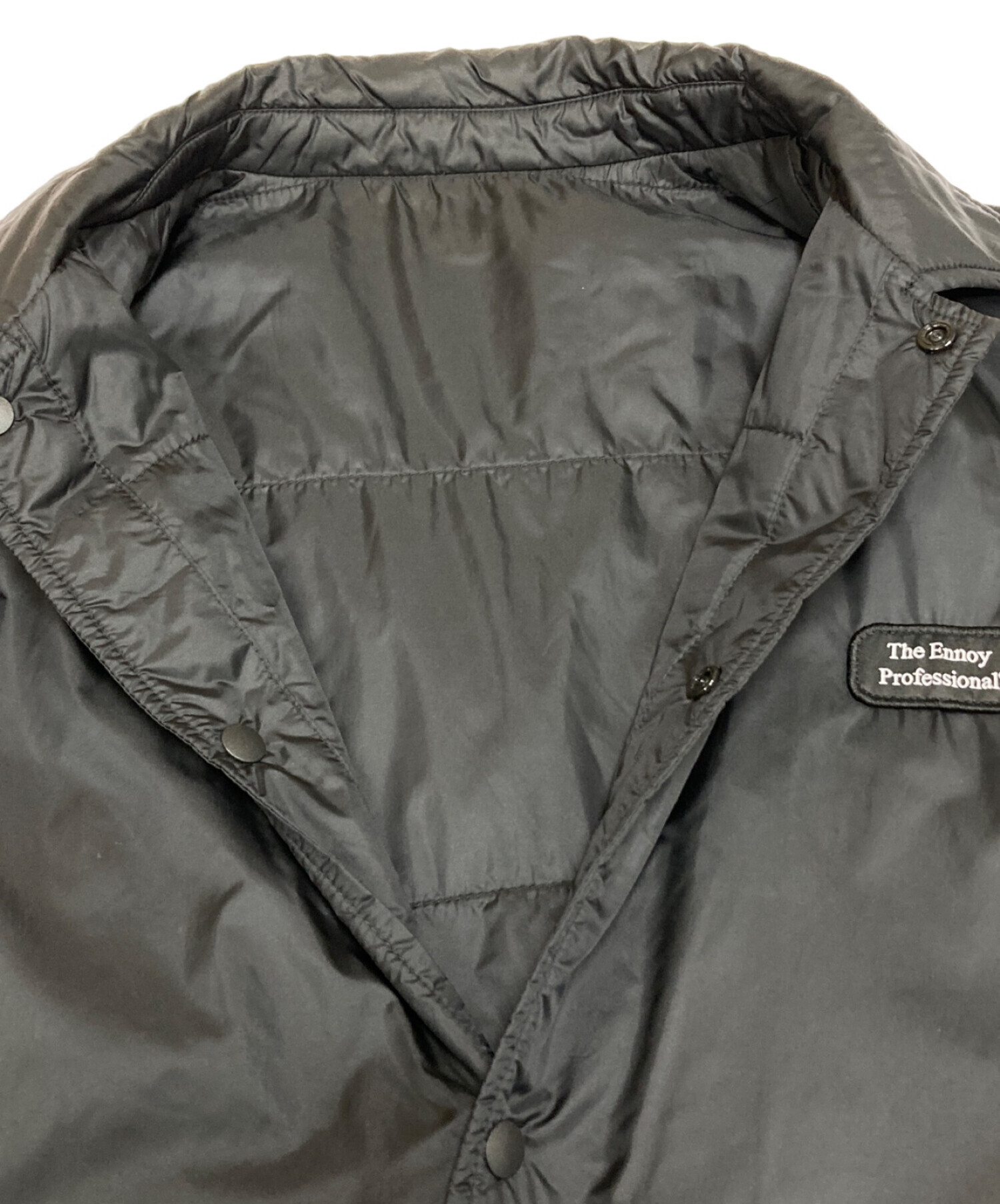 ennoy スタイリスト私物 ナイロンジャケット グレー L セットアップ