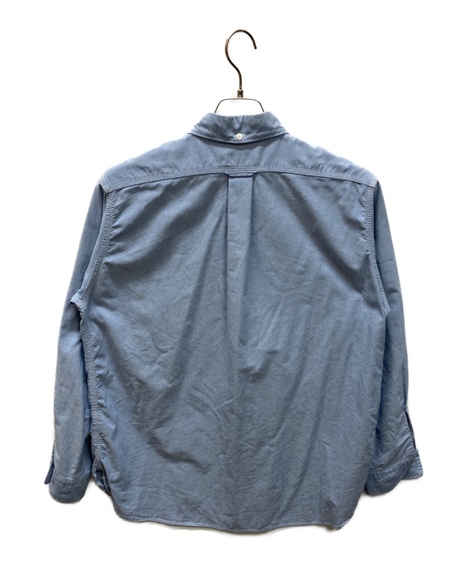 中古・古着通販】nanamica (ナナミカ) Button Down Wind Shirt ブルー