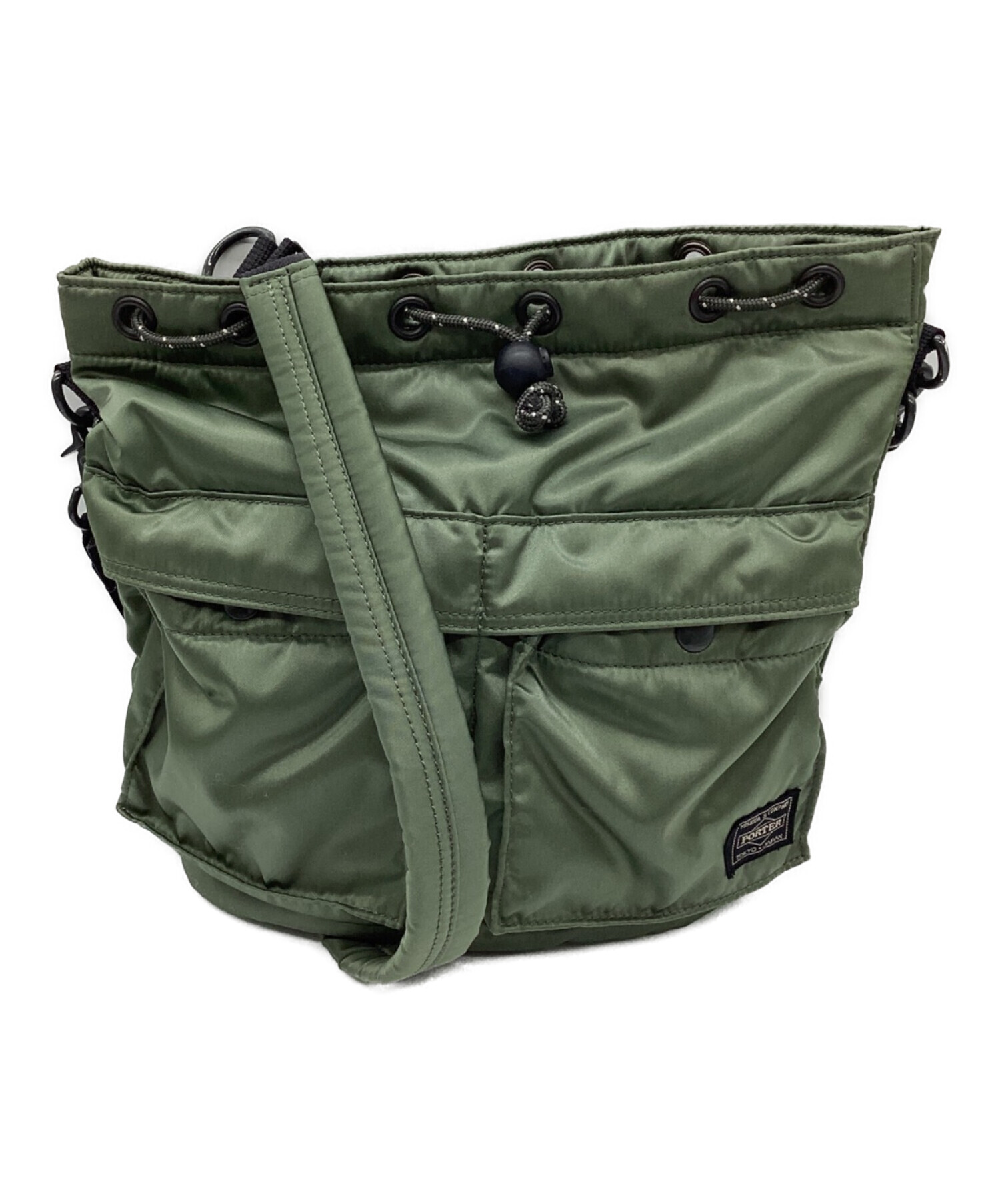 中古・古着通販】PORTER (ポーター) 2WAY TOOL BAG S PX TANKER カーキ 