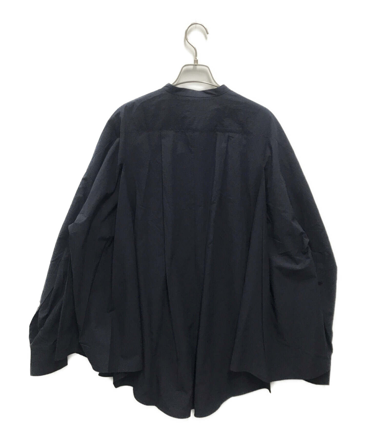 中古・古着通販】ENFOLD (エンフォルド) HEXAGON SHIRT ネイビー 