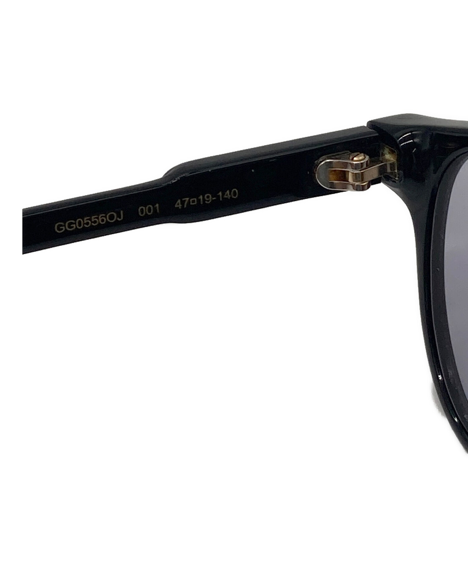 中古・古着通販】GUCCI (グッチ) サングラス ブラック サイズ:47□19