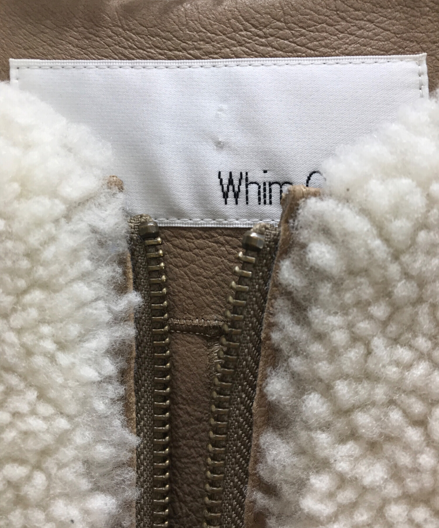 中古・古着通販】Whim Gazette (ウィムガゼット) ムートンケープコート