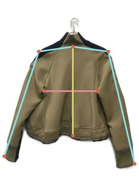 中古・古着通販】sacai (サカイ) Technical Jersey Blouson ブラウン