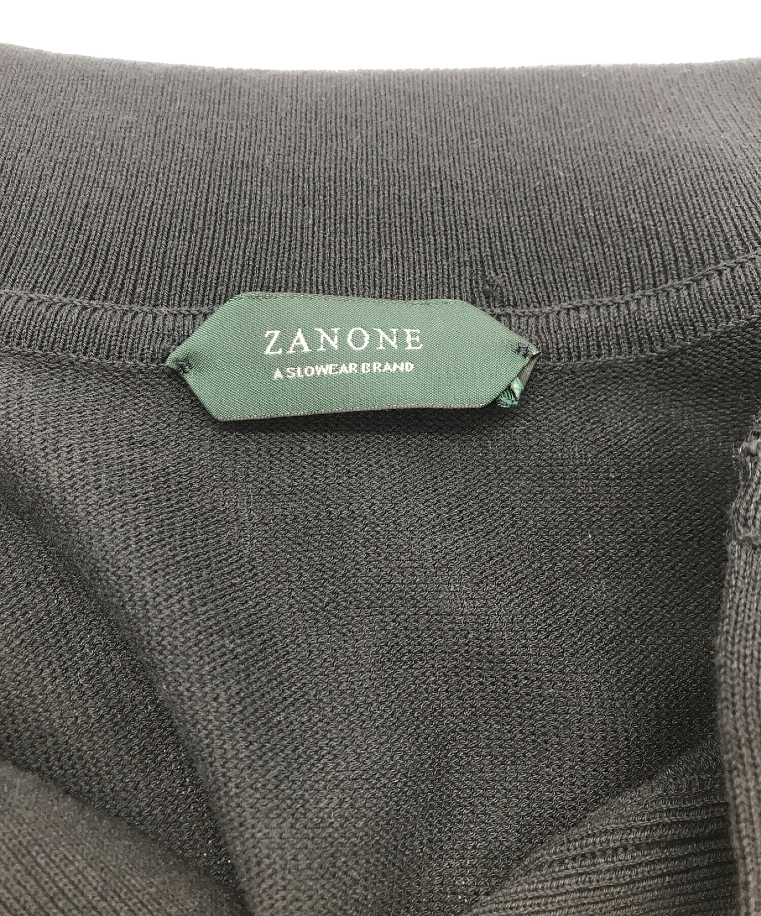 中古・古着通販】Zanone (ザノーネ) ボタンフロント ニットブルゾン 