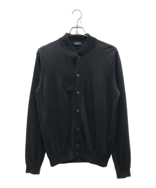 中古・古着通販】Zanone (ザノーネ) ボタンフロント ニットブルゾン 