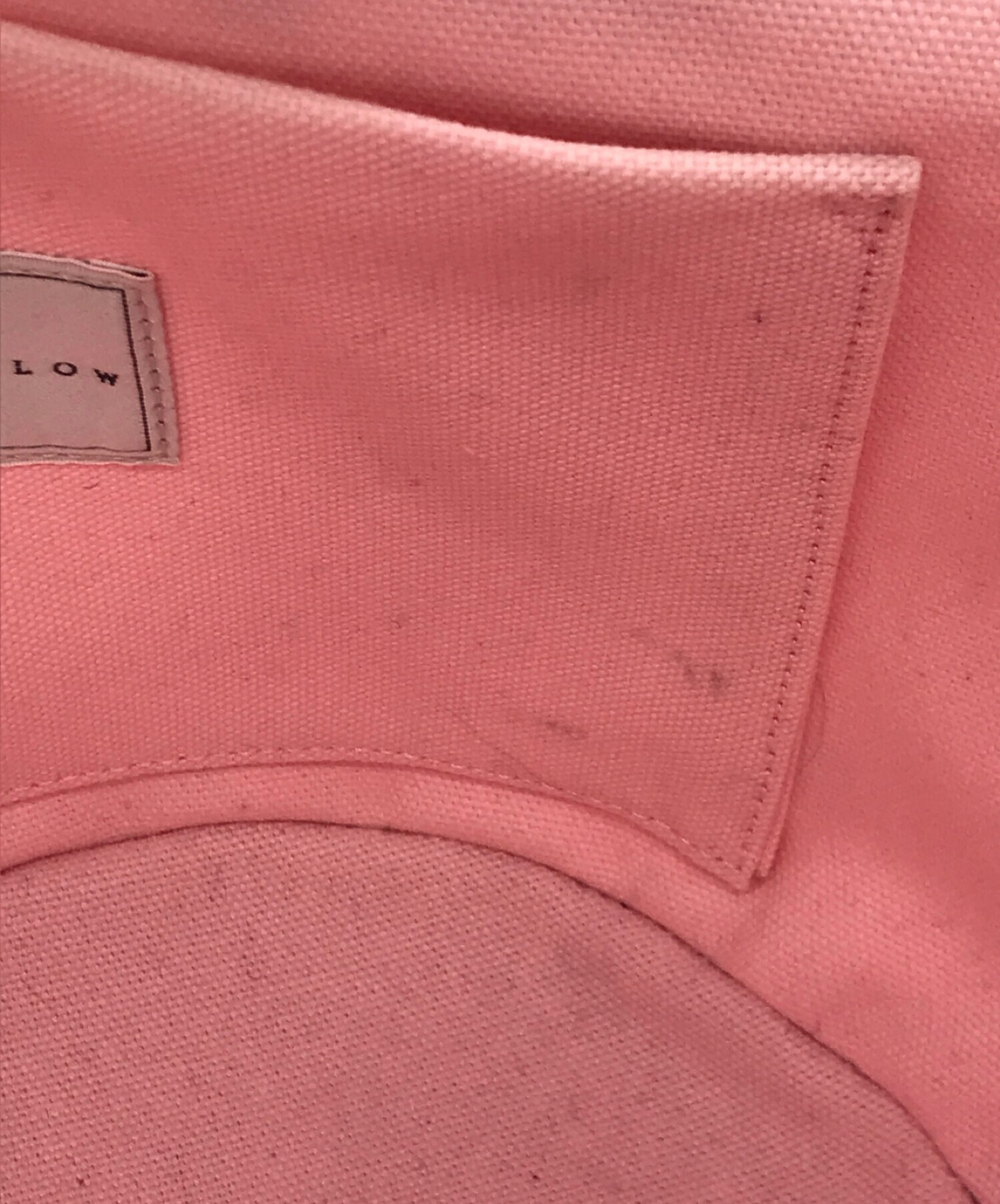 中古・古着通販】LUDLOW (ラドロー) Leather trimmed CANVAS tote S