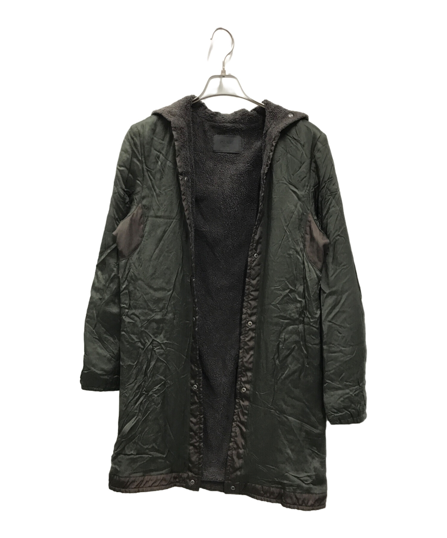 中古・古着通販】PRADA (プラダ) ライナー付モッズコート オリーブ