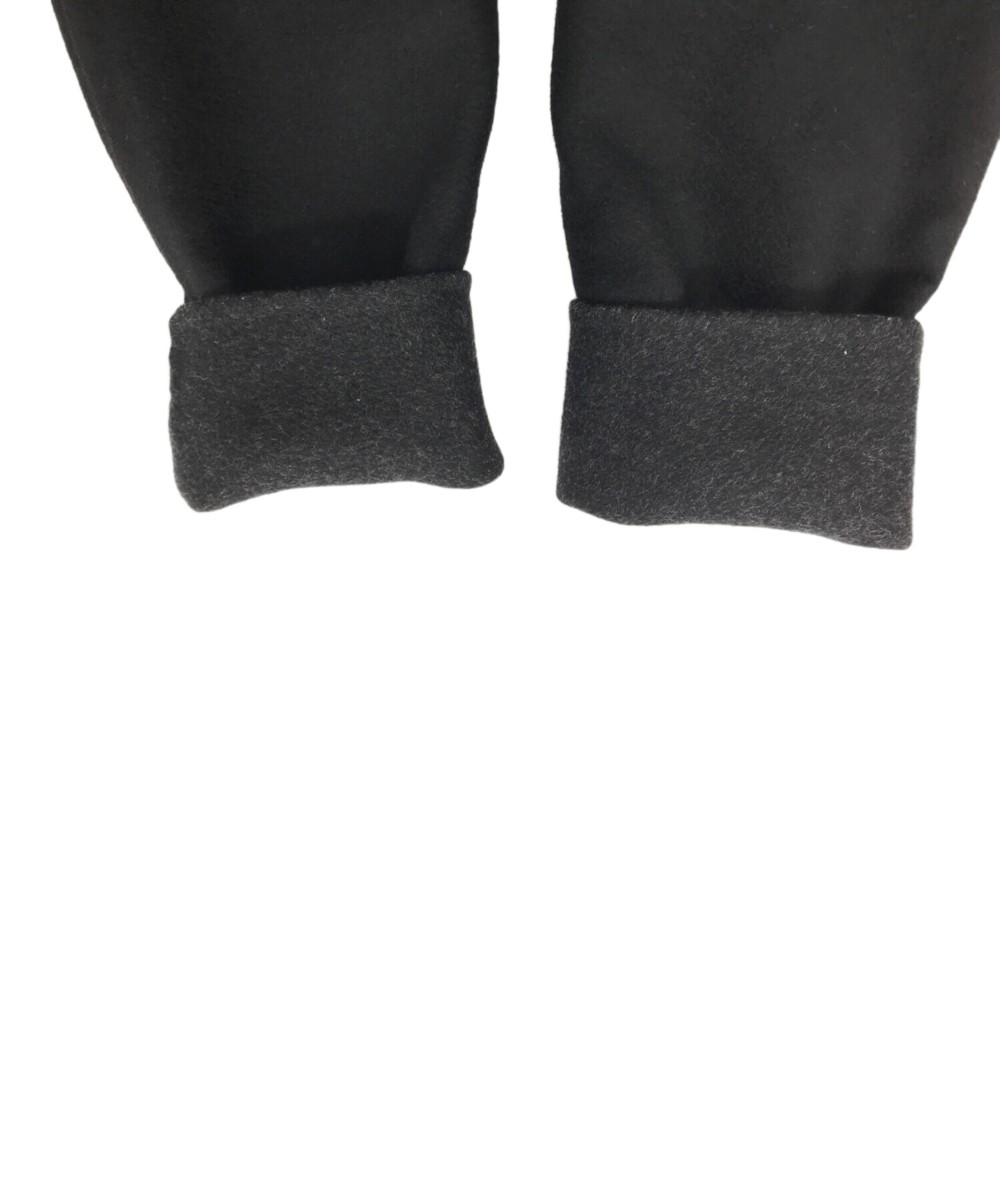 【美品】バレンシアガ　ニット　ロング　コート　フーデット　ブラック　サイズ40 美品】バレンシアガ ニット ロング コート フーデット ブラック サイズ40