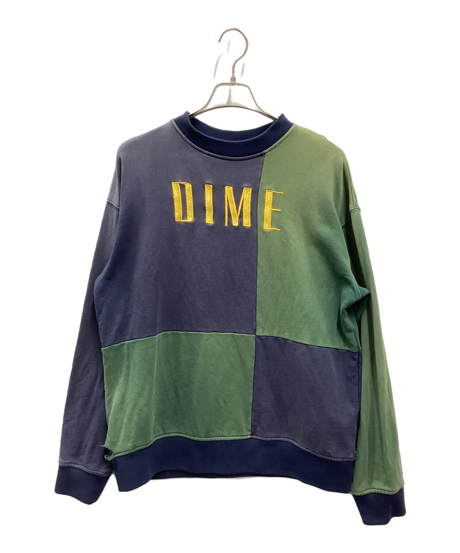 中古・古着通販】Dime (ダイム) パッチワーク刺繍ロゴスウェット