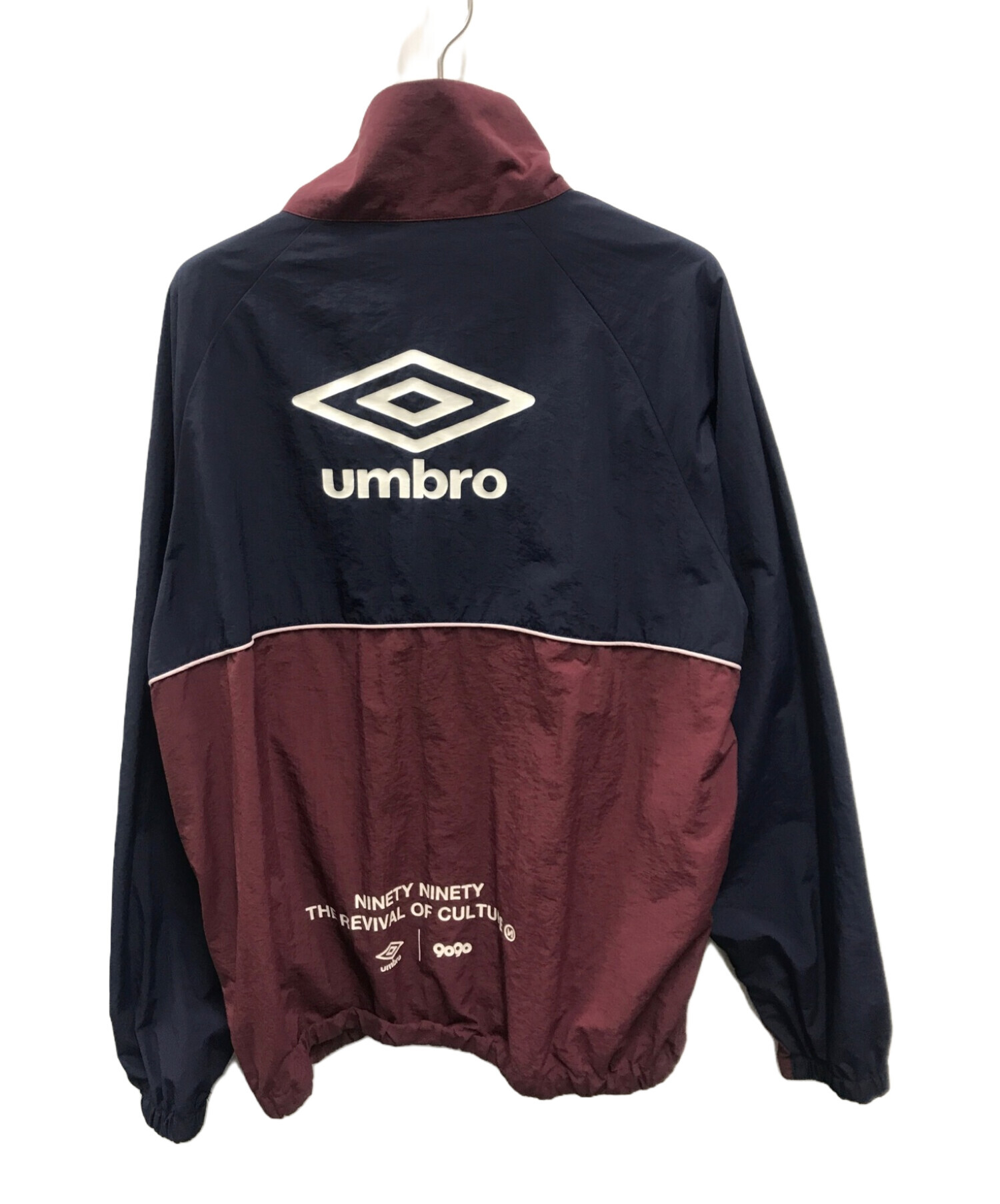 9090 × UMBRO EMBLEM NYLON JACKET ま*ー様 9090×umbro emblem nylon