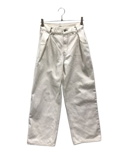 中古・古着通販】Snidel (スナイデル) タックワイドデニムパンツ