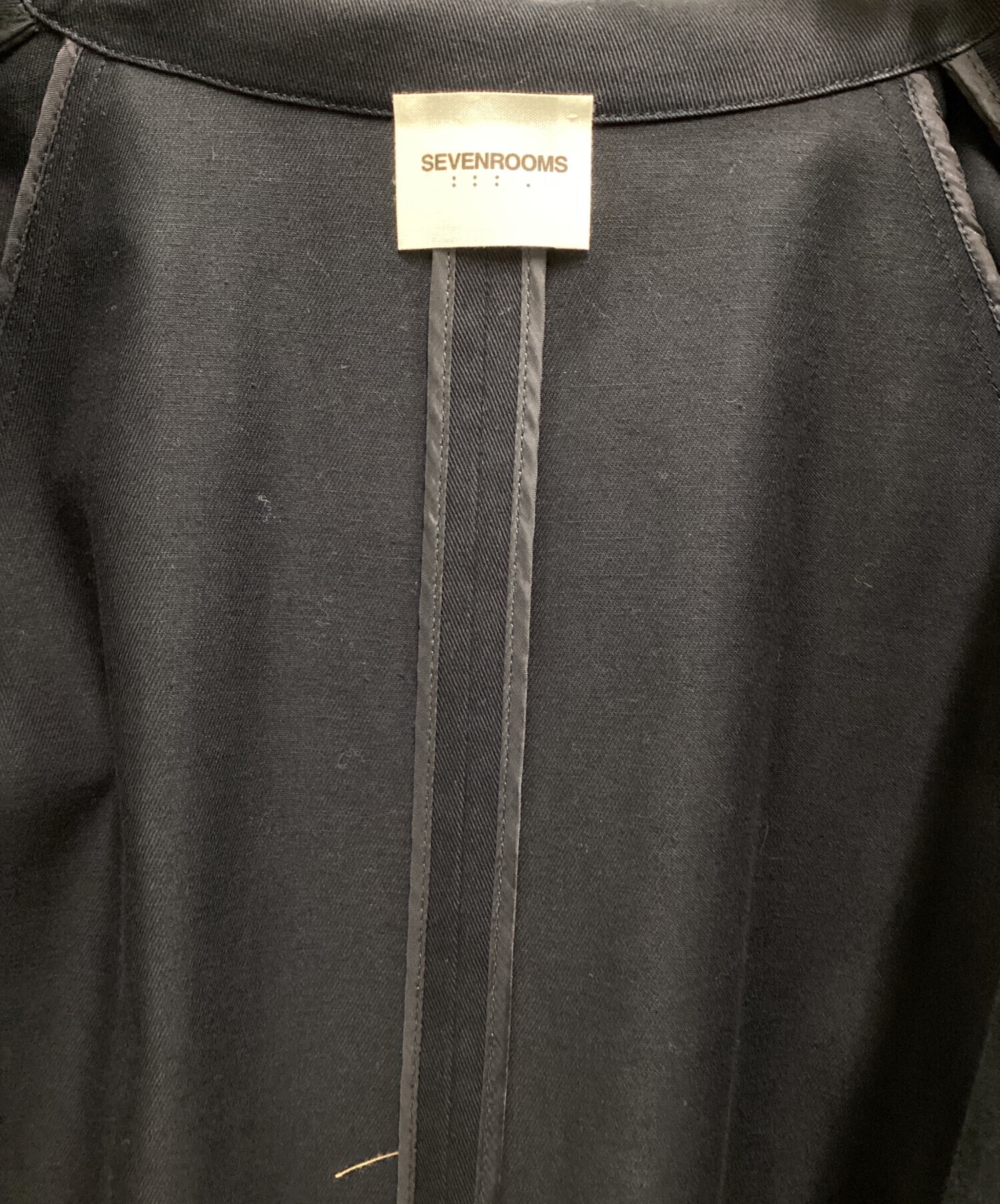 中古・古着通販】SEVENROOMS (セブンルームス) ロングコート ネイビー 