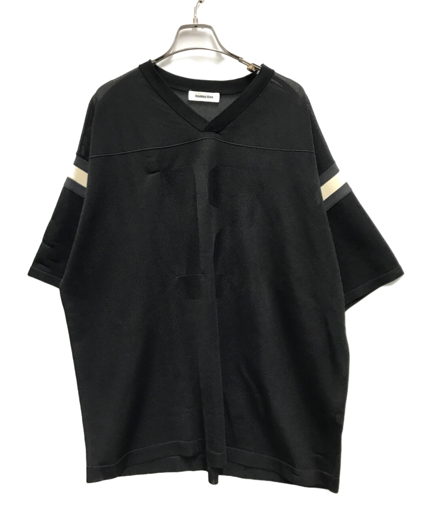 中古・古着通販】MONKEY TIME (モンキータイム) シアー ニット Tシャツ 