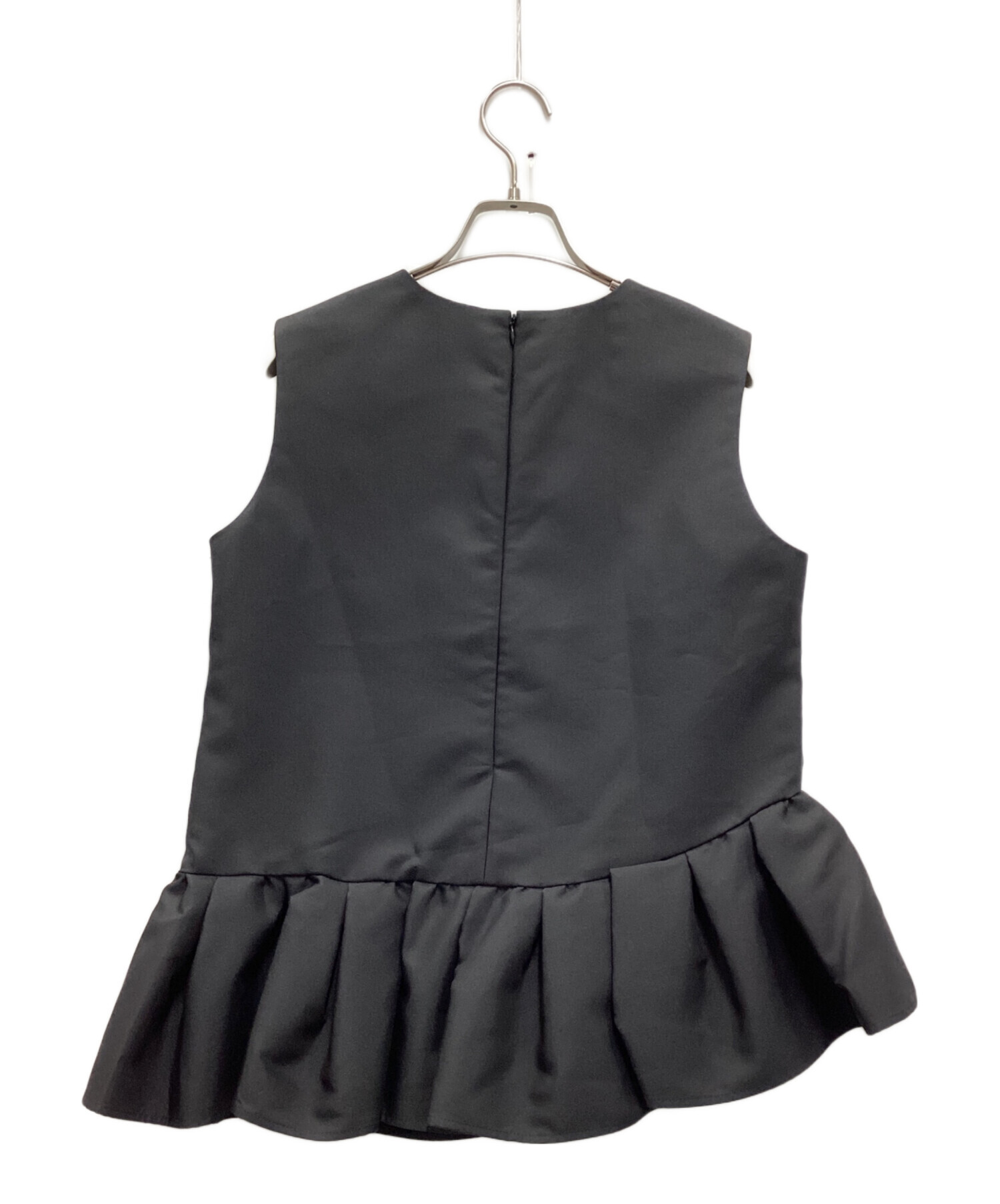 Heve ヘイヴ　タフタバルーンブラウス　ブラック　クリーニング済 Heve ヘイヴ タフタバルーンブラウス ブラック クリーニング済 美品