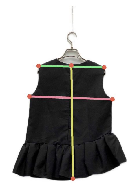 中古・古着通販】Heve (ヘイヴ) バレリーナブラウス ブラック サイズ