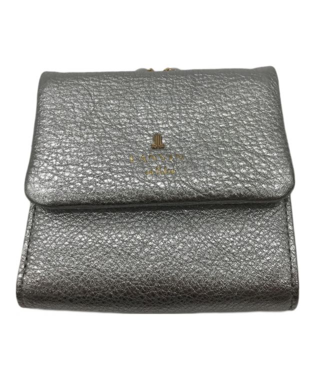 中古・古着通販 LANVIN en Bleu ランバンオンブルー オリオンがま口折り財布 シルバー ブランド・古着通販 トレファク公式 TREFAC FASHION スマホサイト