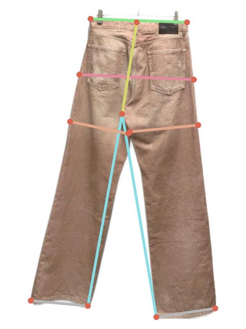 OUR LEGACY ストレートデニム 24サイズ ピンク OUR LEGACY 「THIRD CUT DIGITAL RUST DENIM」 – SISTER