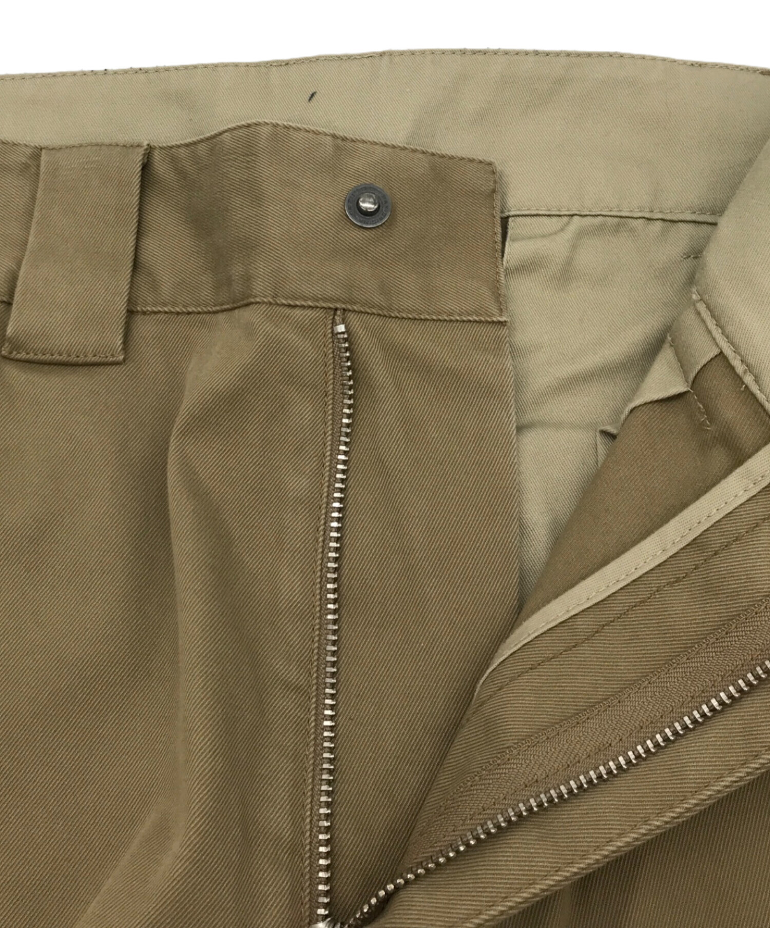 中古・古着通販】MONCLER (モンクレール) チノパンツ ベージュ サイズ 