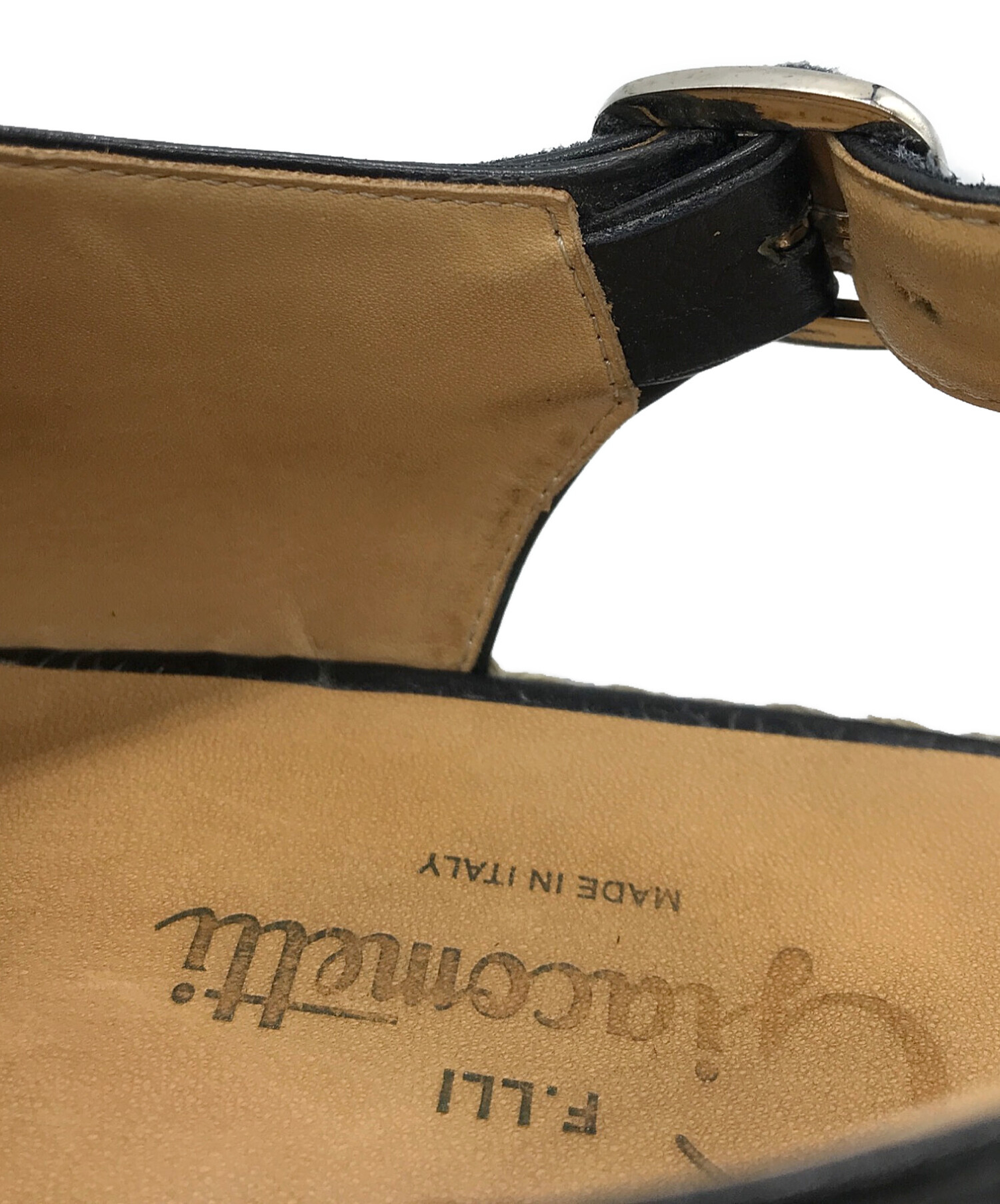 中古・古着通販】Giacometti (ジャコメッティ) ROSSA NERO SLINGBACK