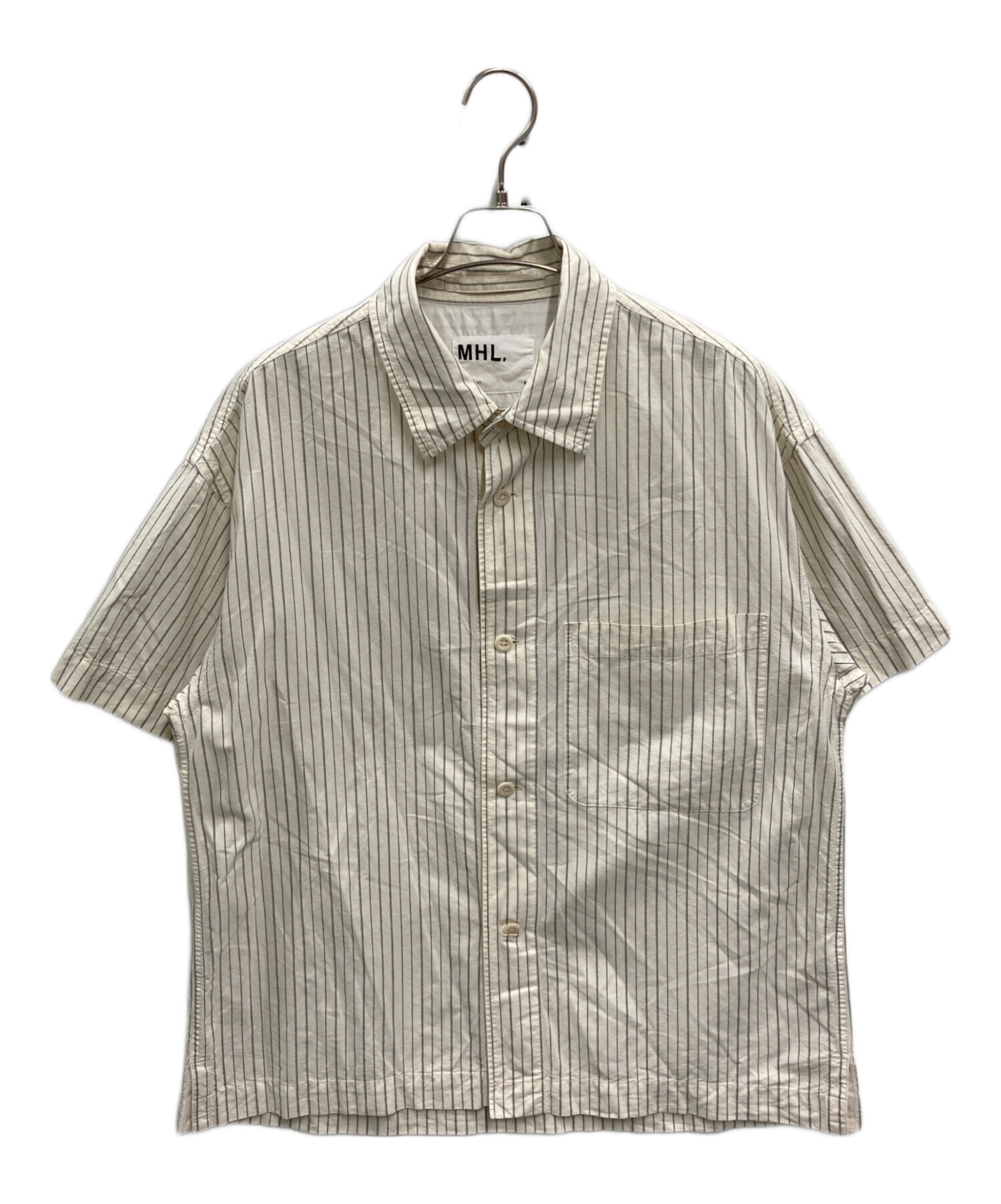 中古・古着通販】MHL (エムエイチエル) 半袖シャツ ベージュ サイズ:M
