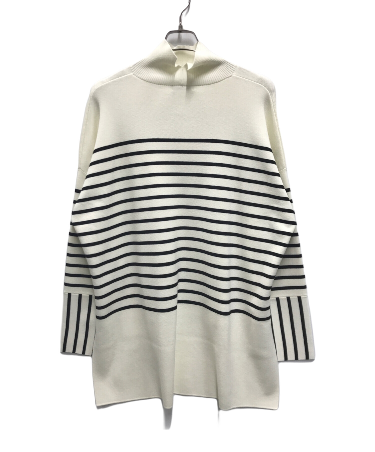 中古・古着通販】LE PHIL (ル フィル) ボーダーニット ホワイト