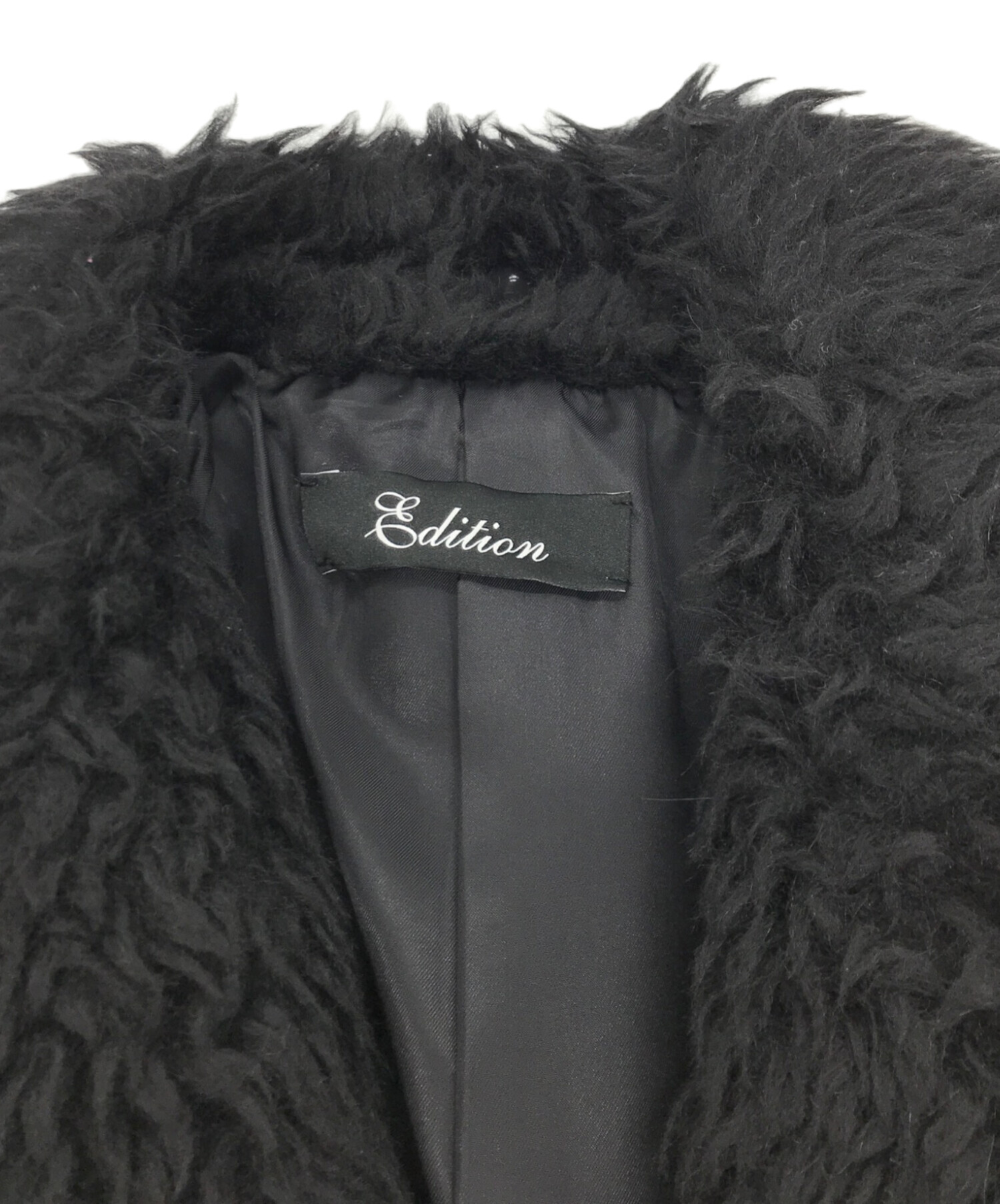 未使用　タグ付き　ウールボア　ショートコート 中古・古着通販】edition (エディション) ウールボアショートコート