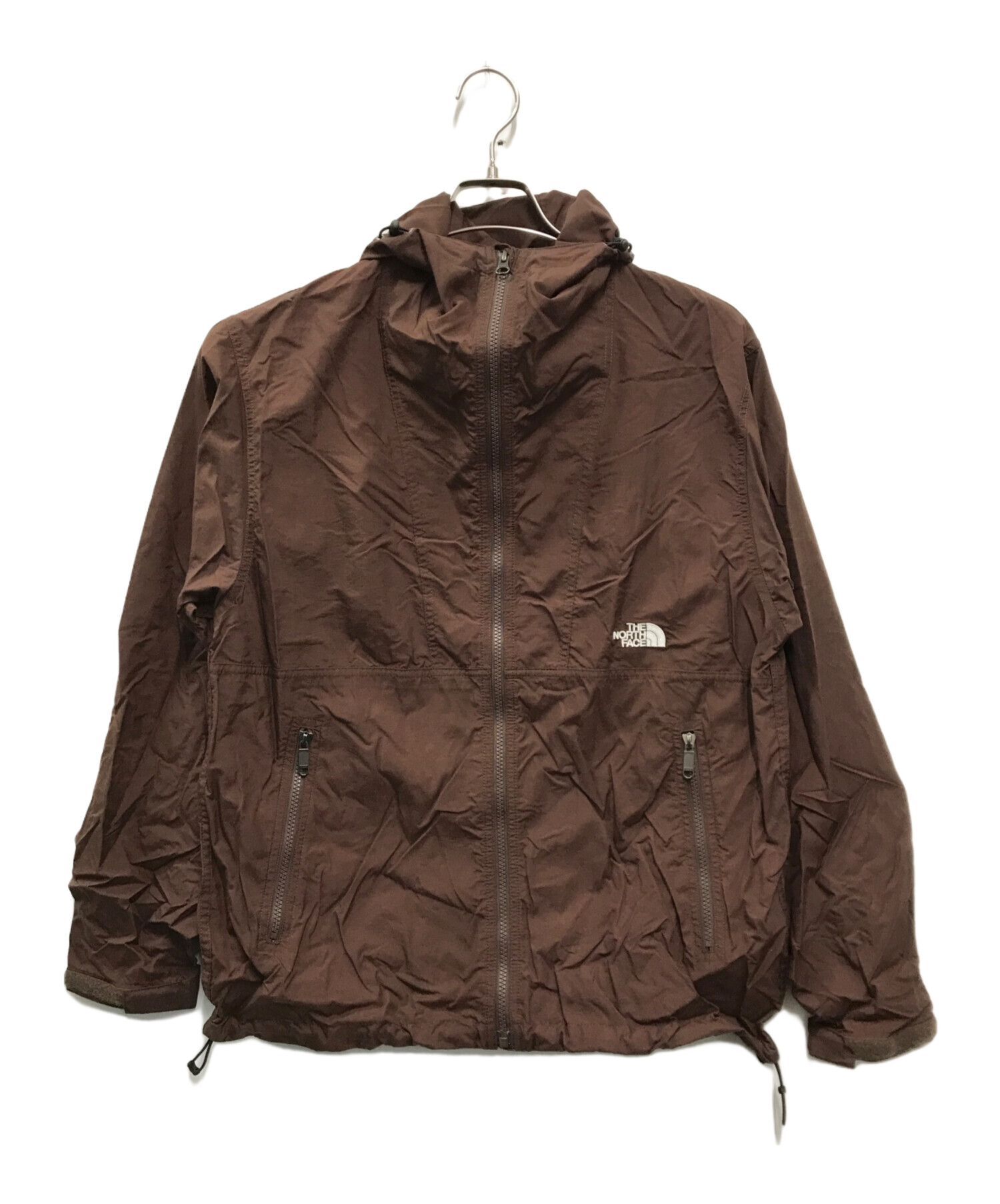 ノースフェイス　コンパクト　ナイロン　ジャケット　ブルゾン　ブラウン 中古・古着通販】THE NORTH FACE (ザ ノース フェイス) コンパクト