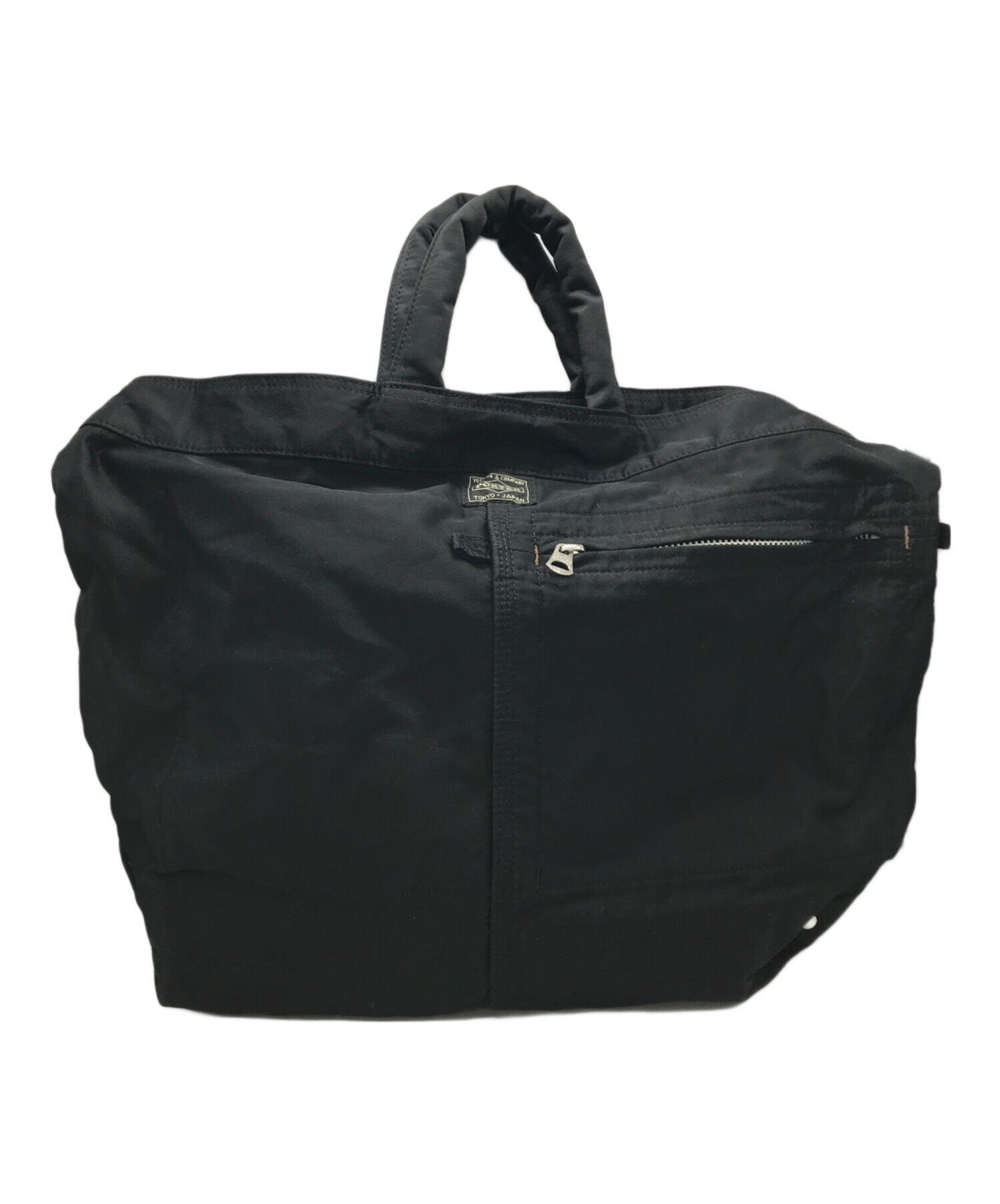 中古・古着通販】PORTER (ポーター) MILE 2WAY TOTE BAG(S) ブラック