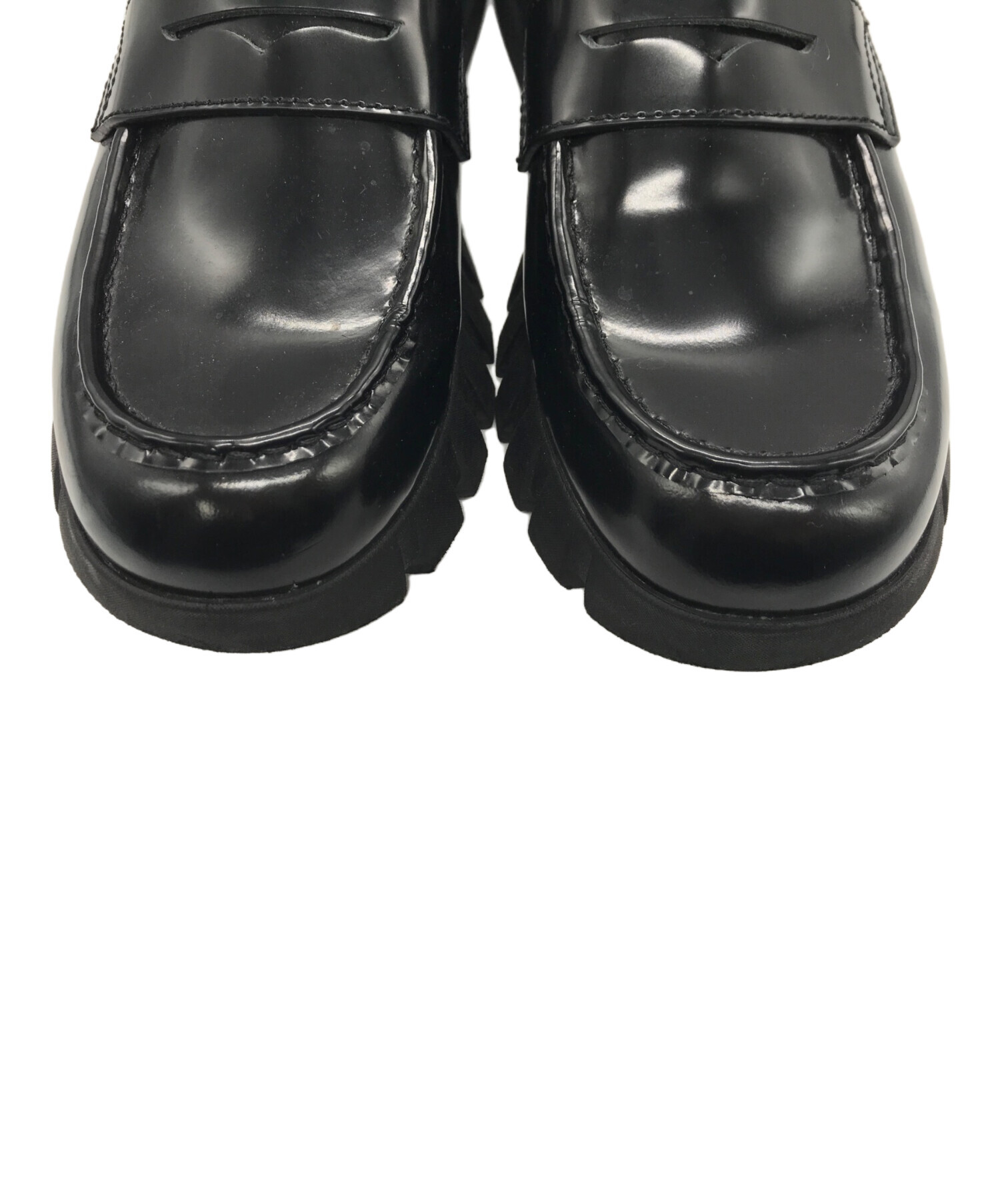 中古・古着通販】ZARA (ザラ) vibram (ビブラム) LEATHER LOAFERS