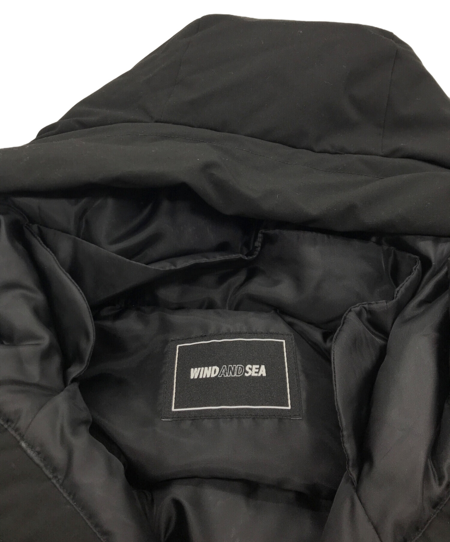 中古・古着通販】WIND AND SEA (ウィンダンシー) HOODED DOWN JACKET