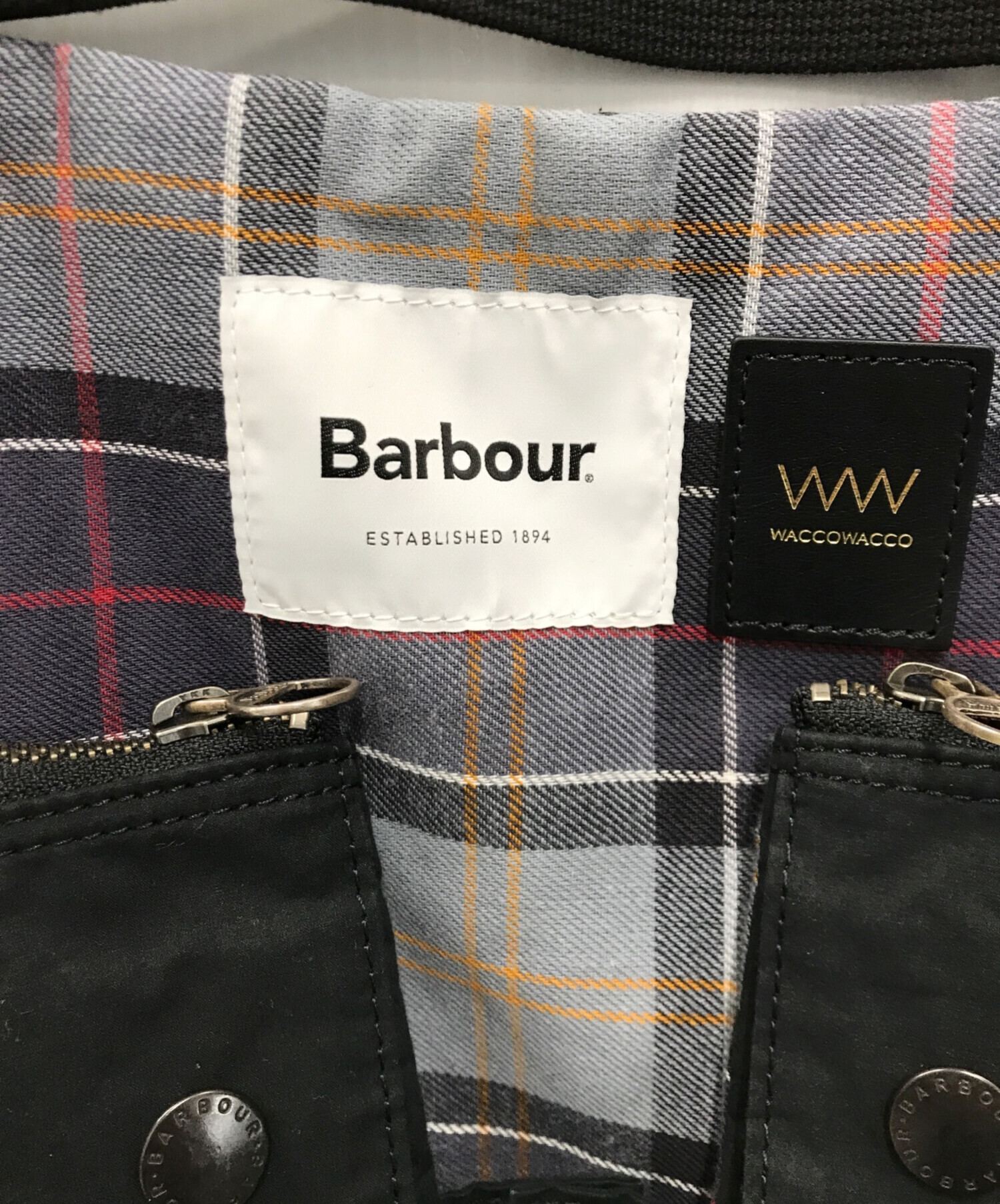 新品タグ付　Barbour ×WACCOWACCO チェストリグ ゲームベスト WACCOWACCO × Barbour チェストリグ ベスト 【公式通販】