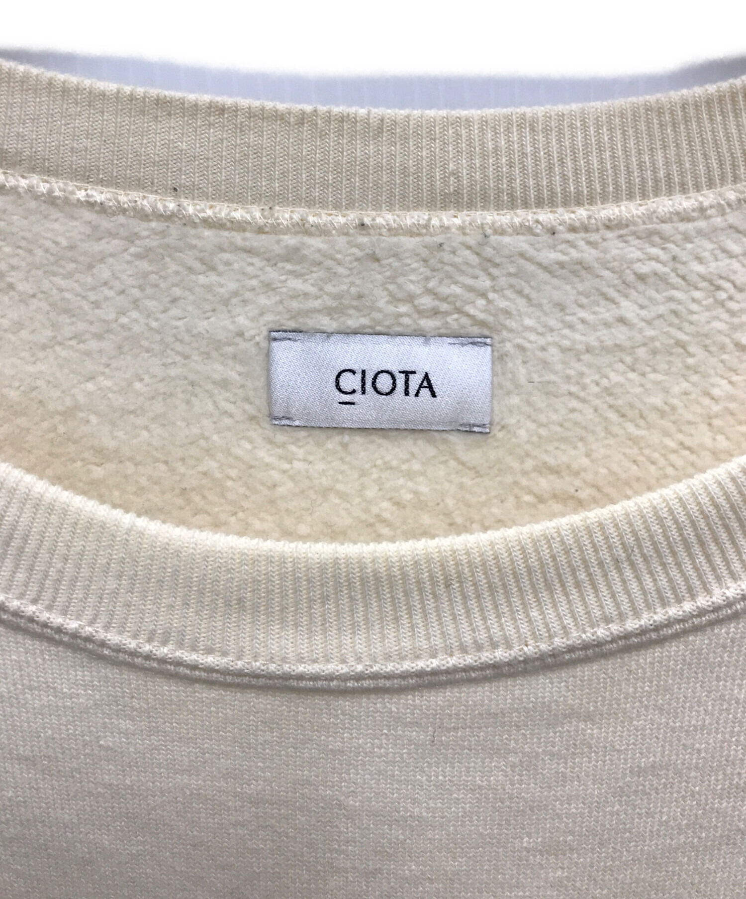 中古・古着通販CIOTA (シオタ) スビンコットン吊り裏毛起毛クルー