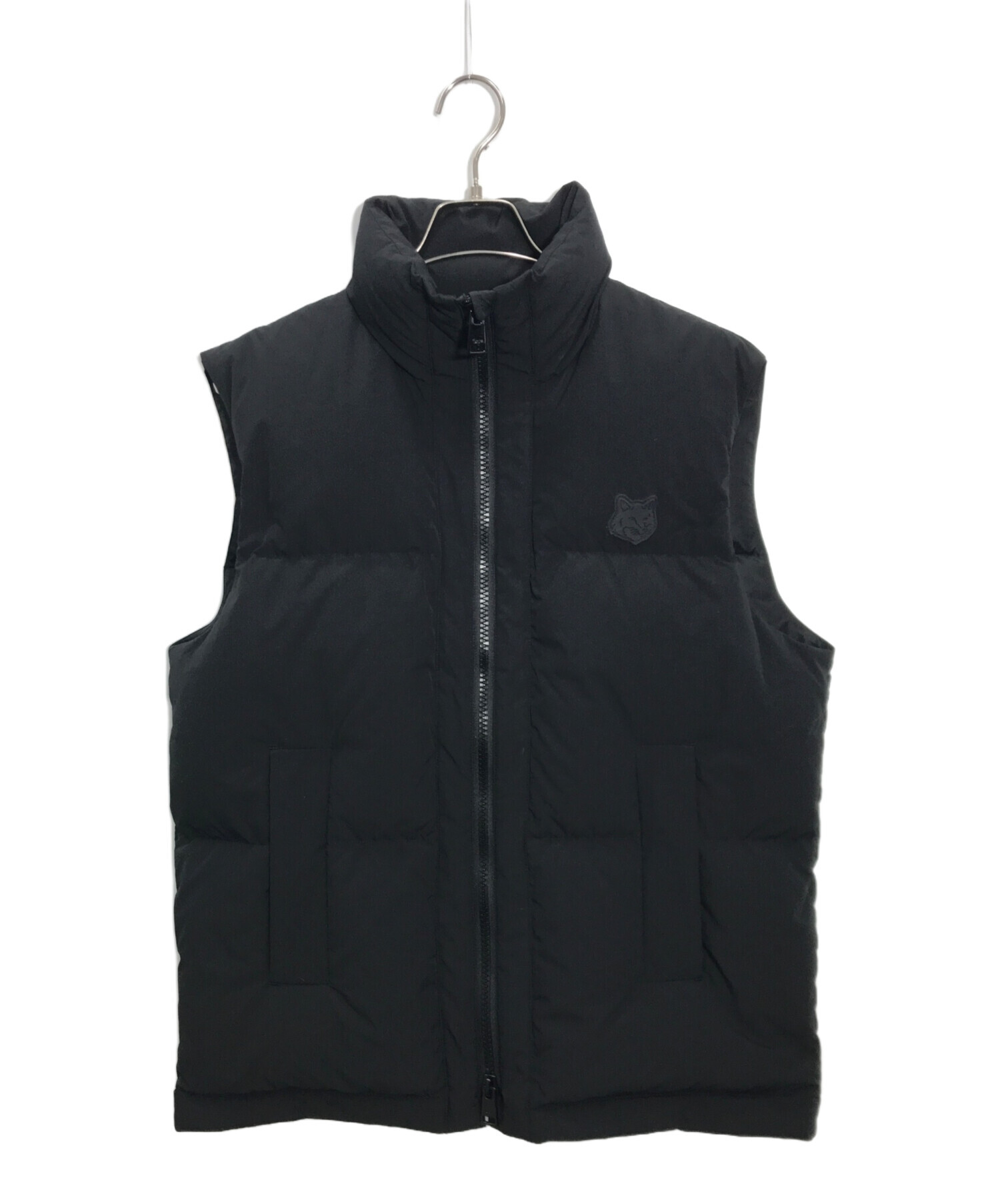 メゾンキツネ　新品・未使用ダウンベスト　レディースxs ネイビー 中古・古着通販】maison kitsune (メゾンキツネ) ノースリーブ ダウン