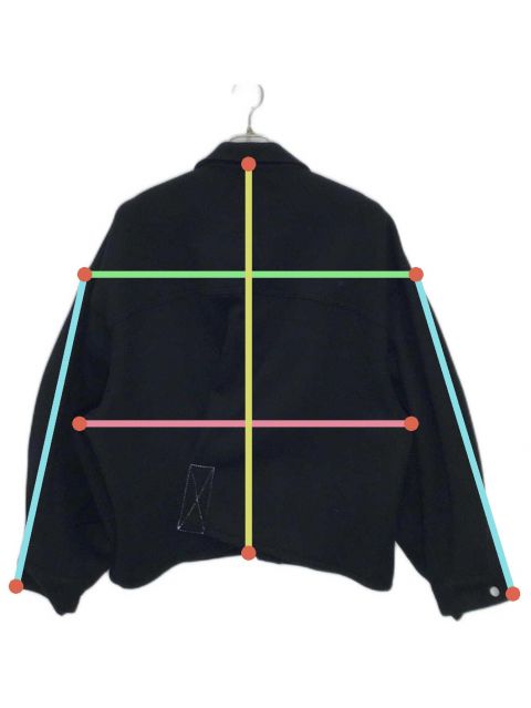 中古・古着通販】KURO iro (クロ イロ) Super 100's Melton Cross