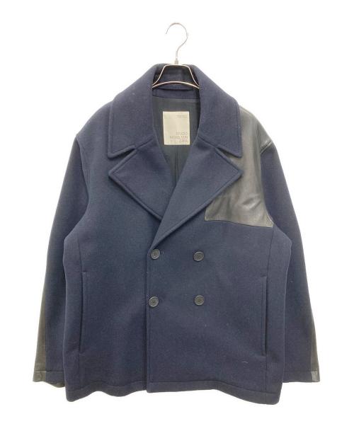 ZARA × STUDIO NICHOLSON パッチレザーコート　Lサイズ 中古・古着通販】ZARA (ザラ) STUDIO NICHOLSON (スタジオ ニコルソン