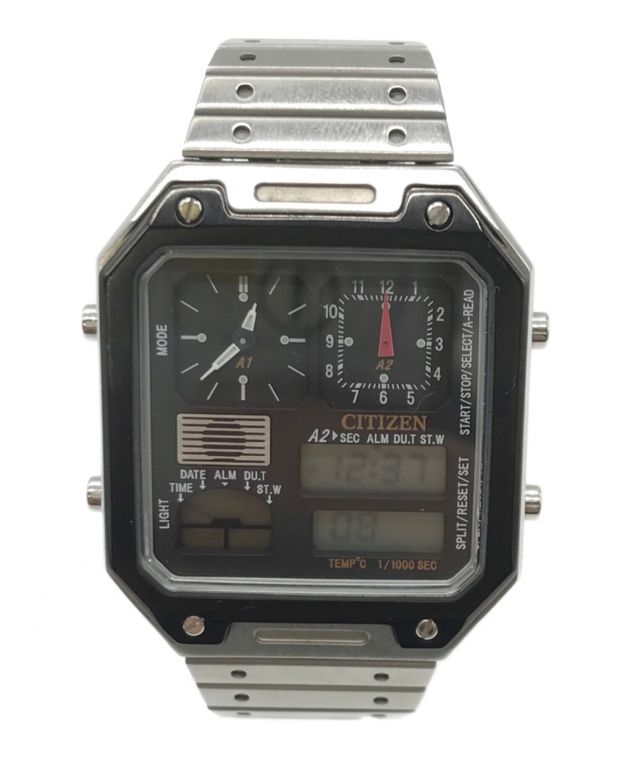 中古・古着通販】CITIZEN (シチズン) クォーツ腕時計 ブラック