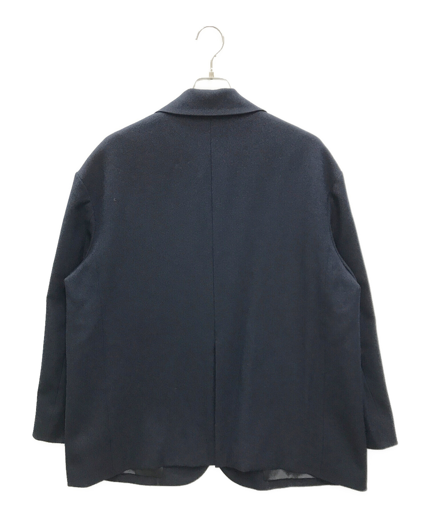【美品】Noble ネイビー テーラードジャケット オーバーサイズ Noble（ノーブル）の「1Bオーバーサイズジャケット（テーラード