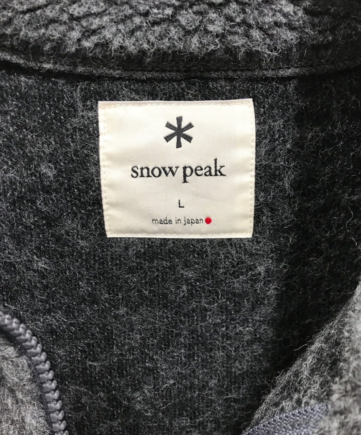 中古・古着通販】Snow peak (スノーピーク) Wool Fleece Jacket(ウール 