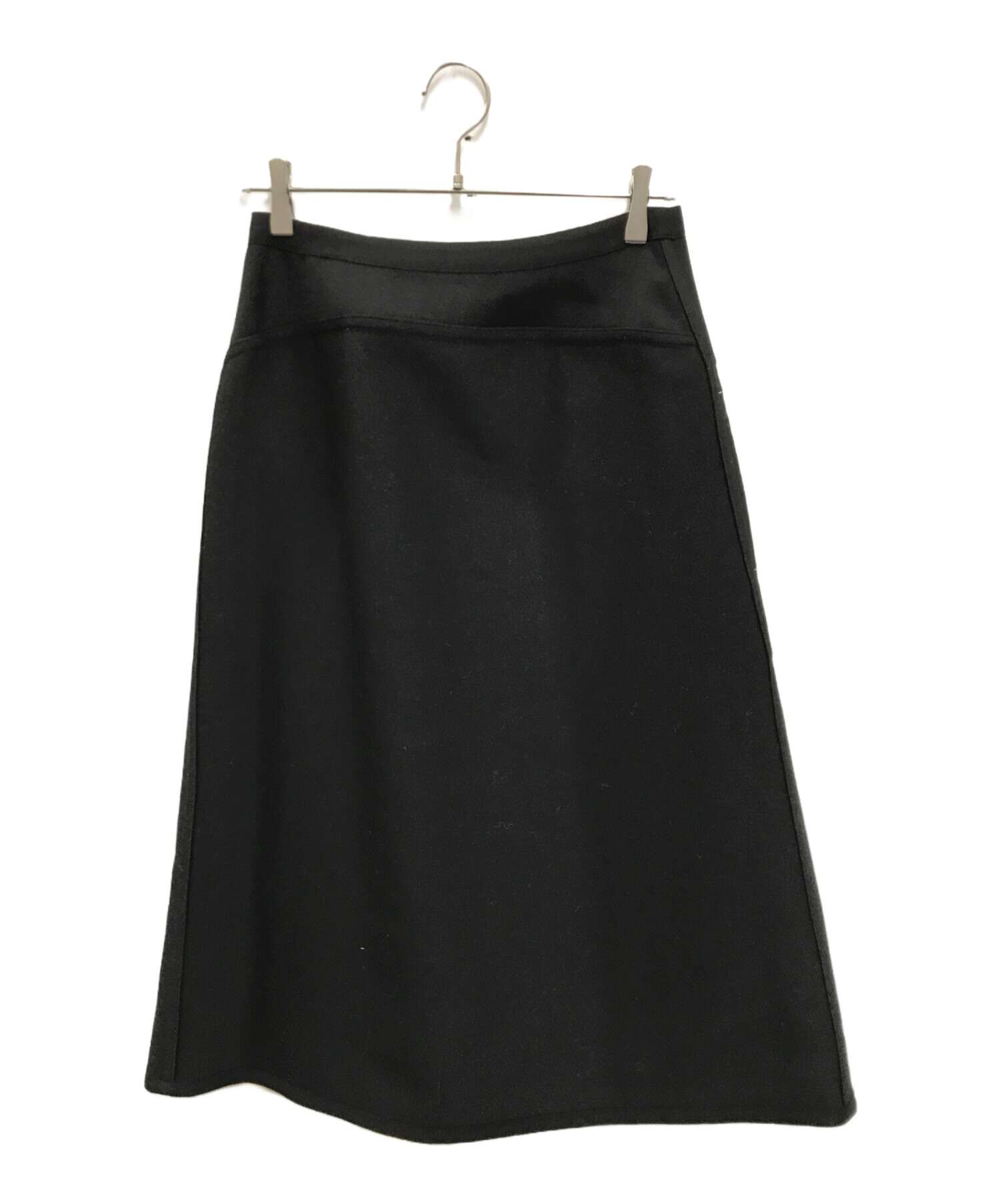 Drawer ドゥロワー☆ラップスカート　36サイズ 中古・古着通販】DRAWER (ドゥロワー) ウール シルク リバーシブル