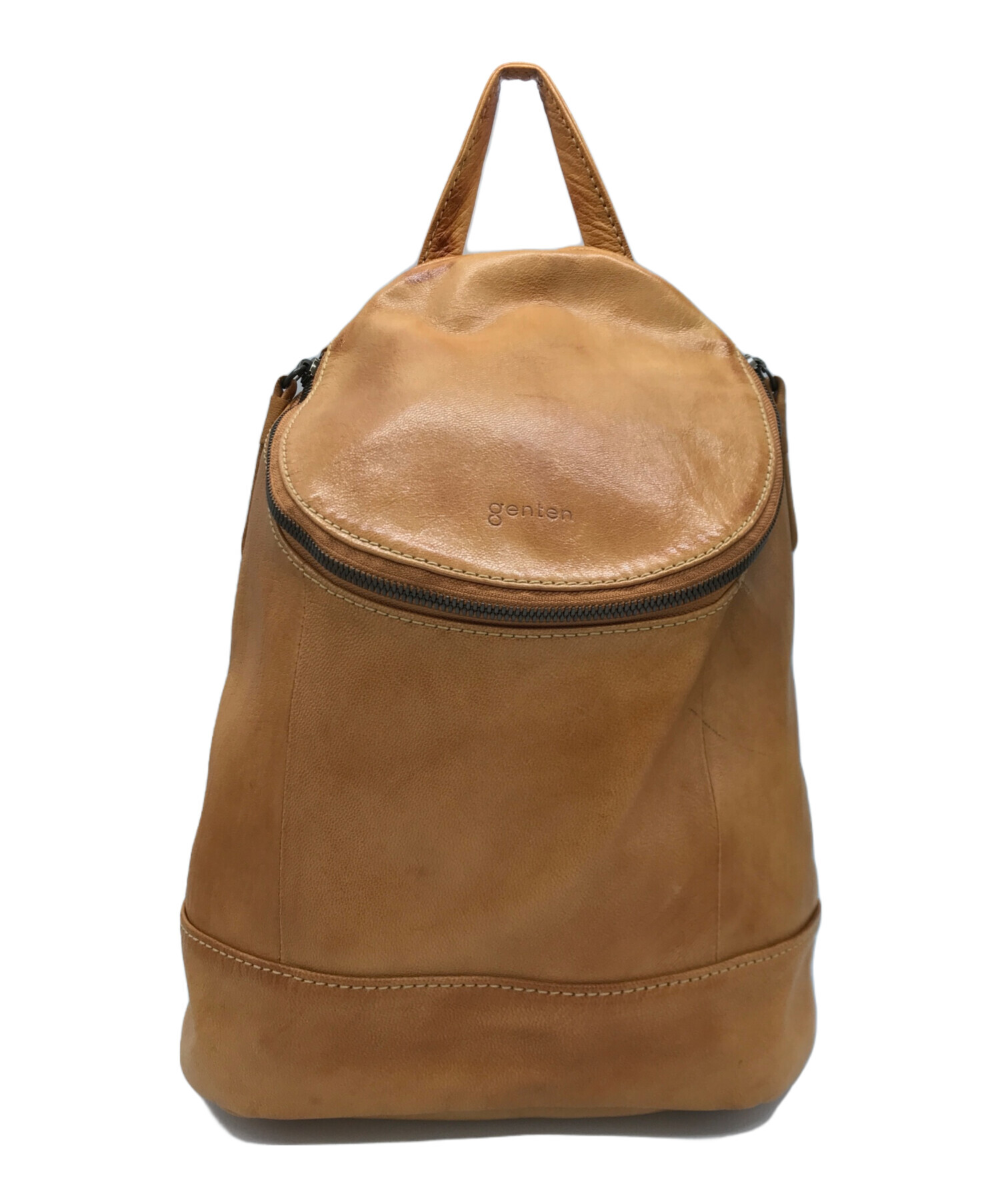 中古・古着通販】genten (ゲンテン) ゴートヌメ リュックサック