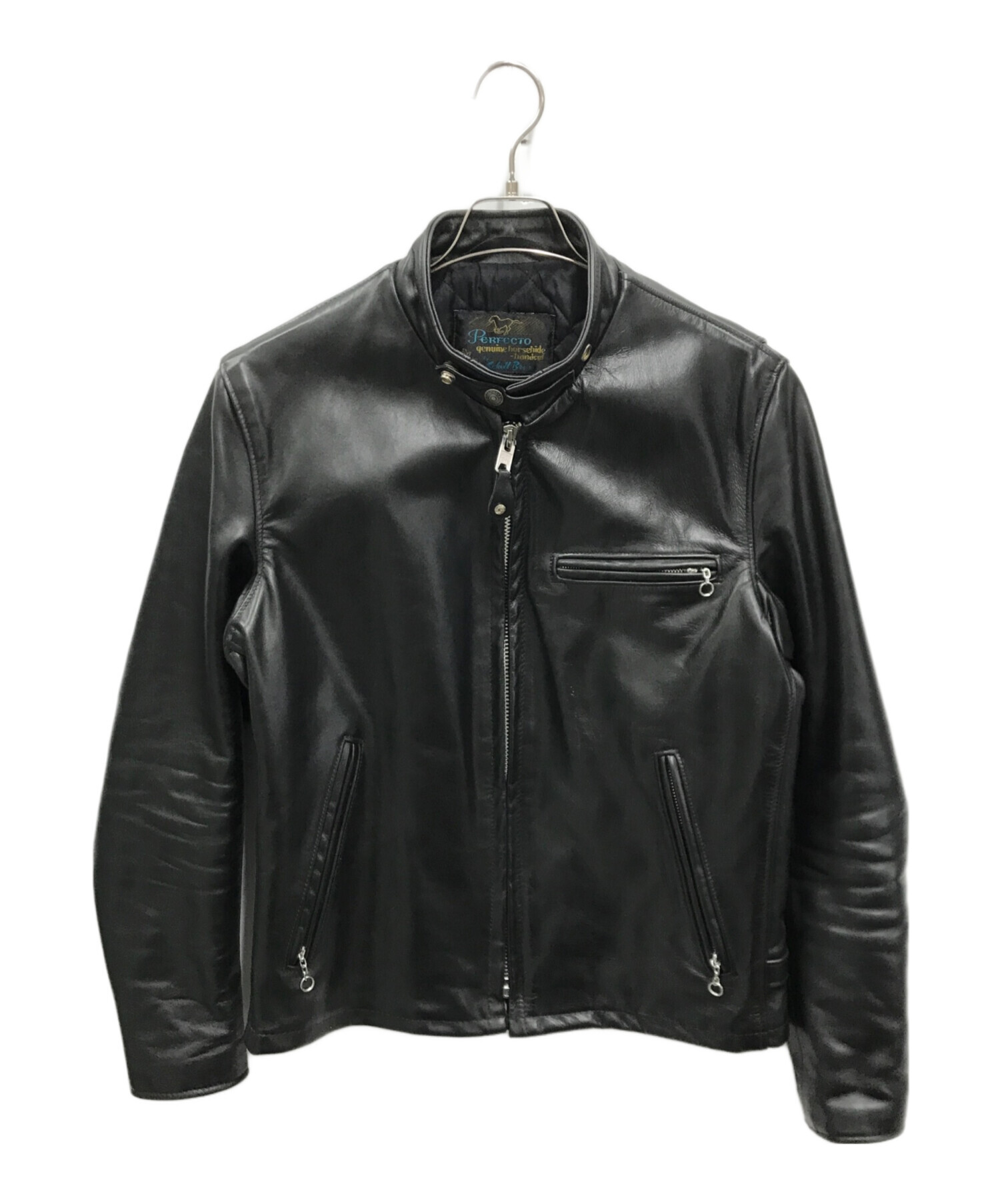 Schott レザーシングルジャケット ショット ホースハイド 革ジャン 38