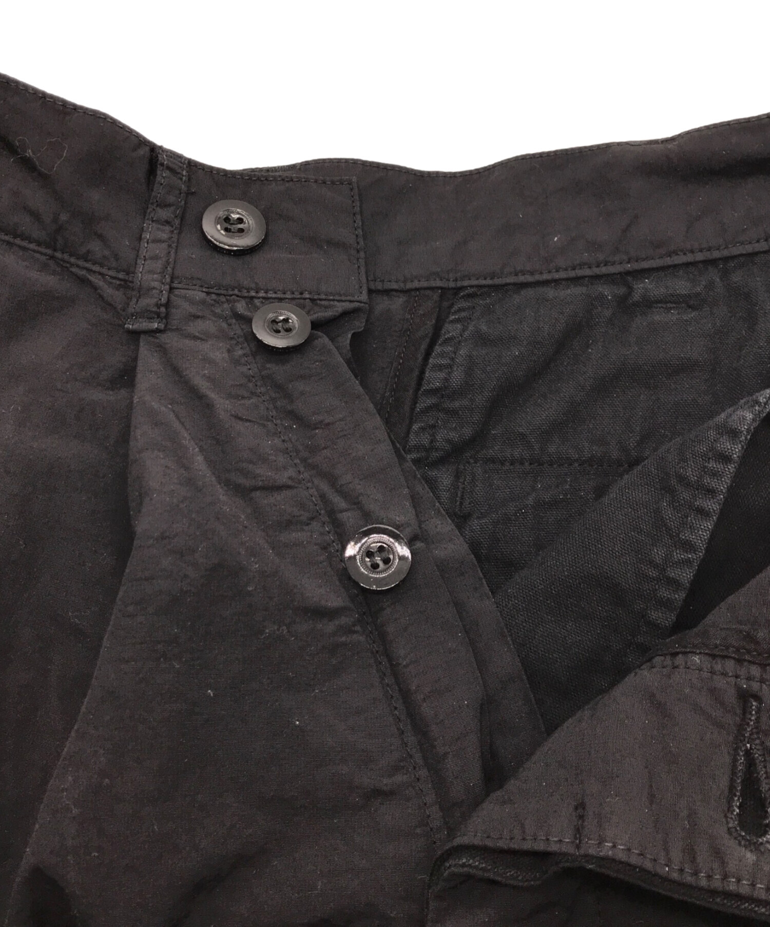 outil PANTALON CUERS アシンメトリーナイロンパンツ 中古・古着通販】OUTIL (ウティ) PANTALON CUERS アシンメトリー