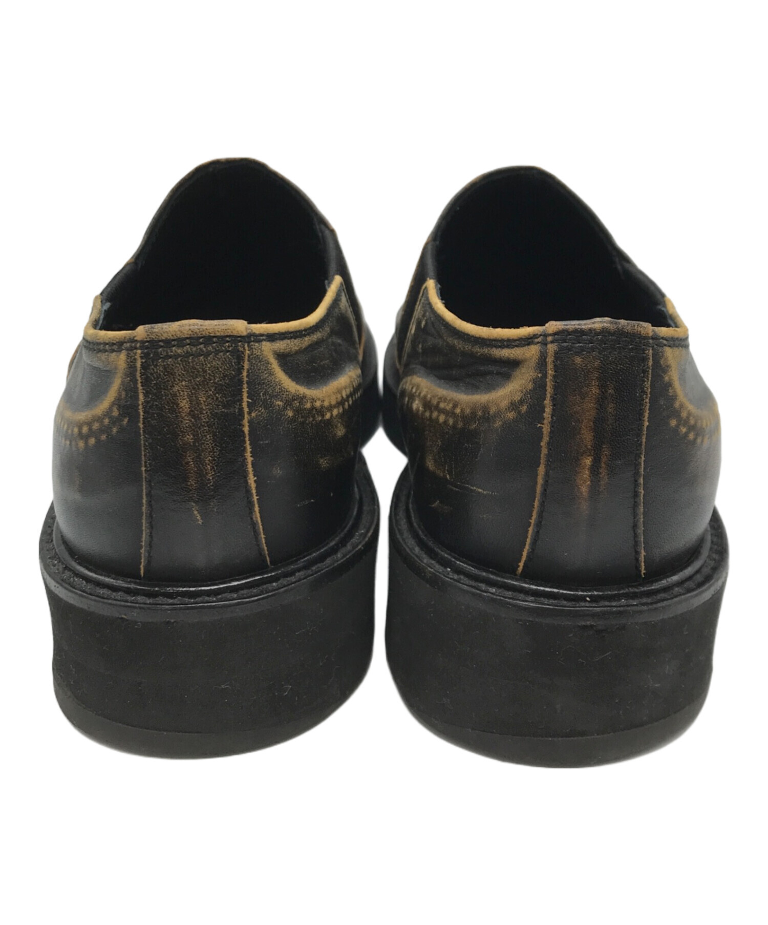 中古・古着通販】MIHARA YASUHIRO (ミハラヤスヒロ) 炙り出し レザー