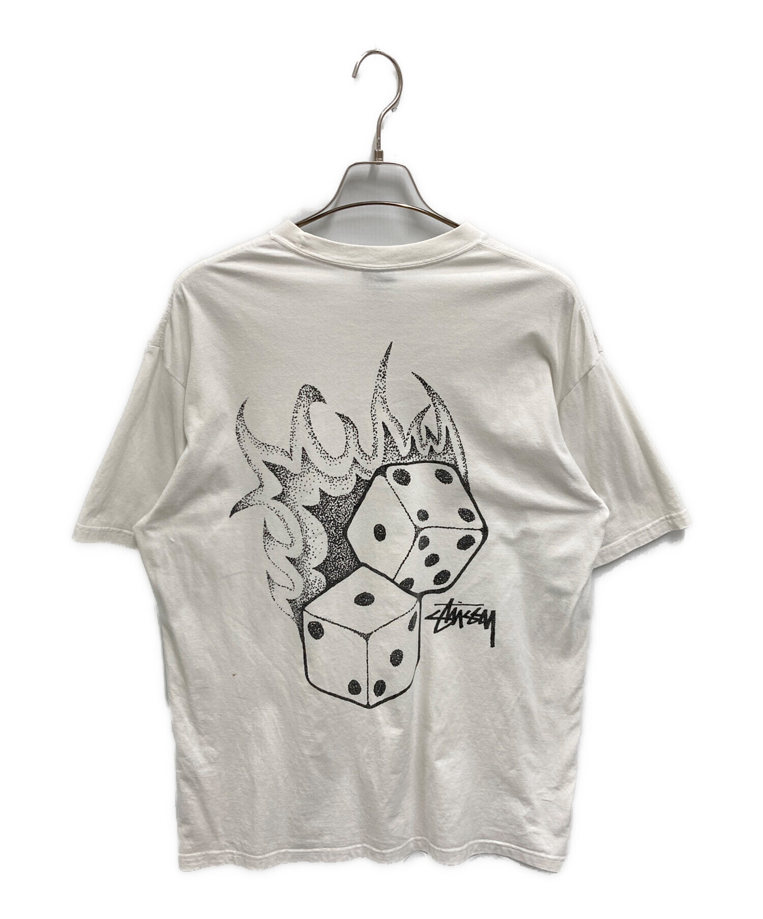 【※未使用品】ステューシー★ファイヤーダイスロゴ tシャツ L 黒 タグ付き 中古・古着通販】stussy (ステューシー) ITP LION TEE ブラック サイズ トップス