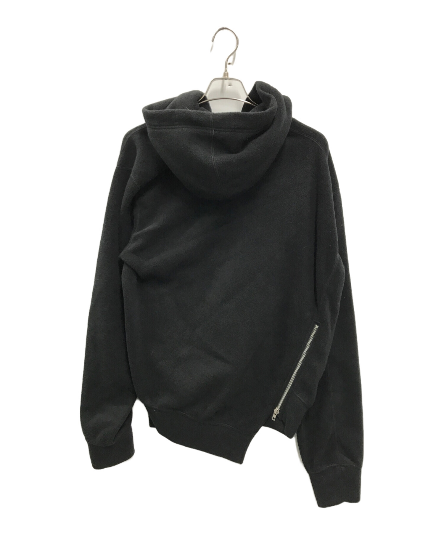 コムデギャルソンオム ボア フリース アノラック パーカー 黒色 ブラック コムデギャルソンオム ボア フリース アノラック パーカー 黒色