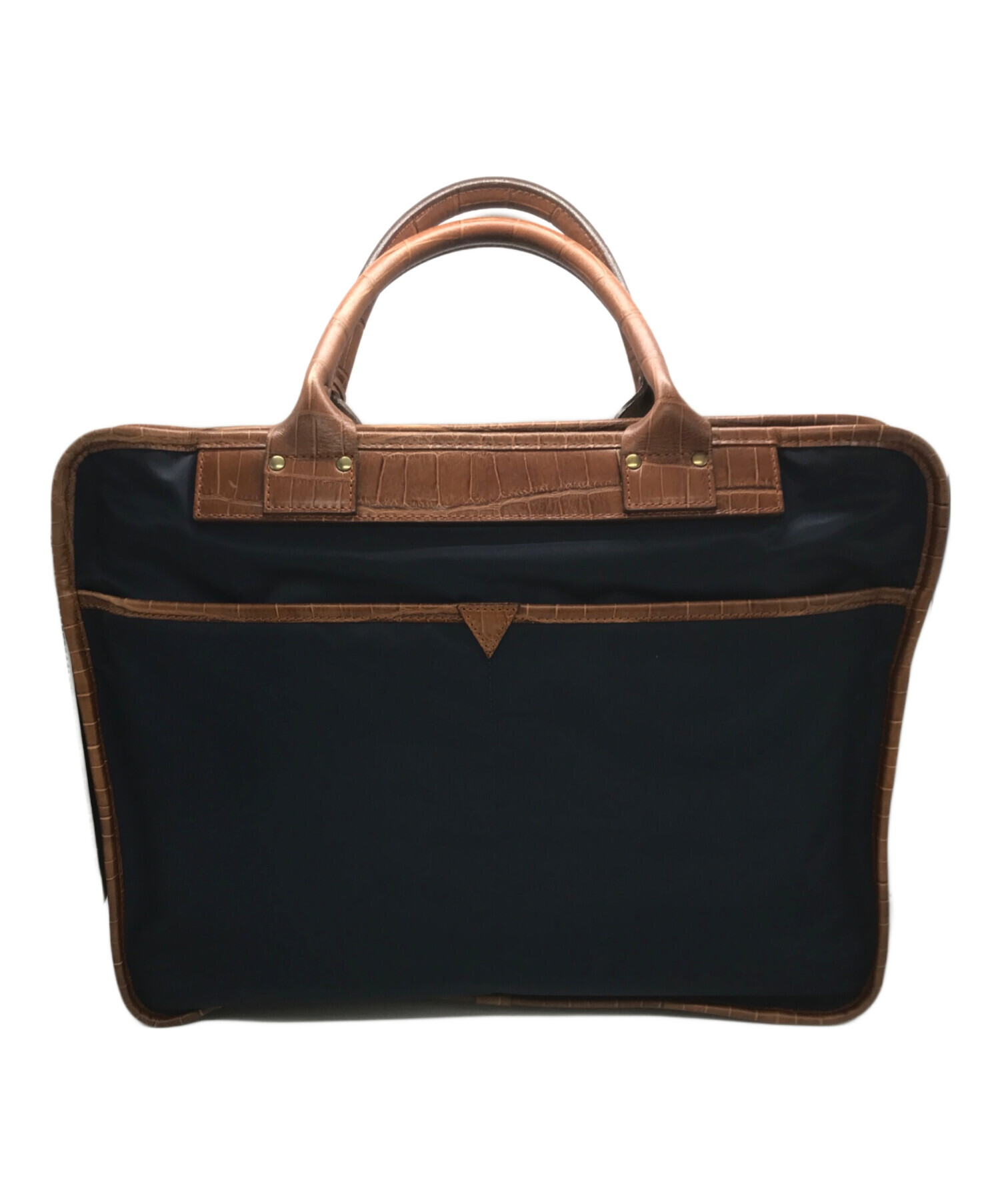 BEAMS 別注品　フェリージ　ビジネスバッグ　コーヒーカラー　オーストリッチ BEAMS 別注品 フェリージ ビジネスバッグ コーヒーカラー オーストリッチ